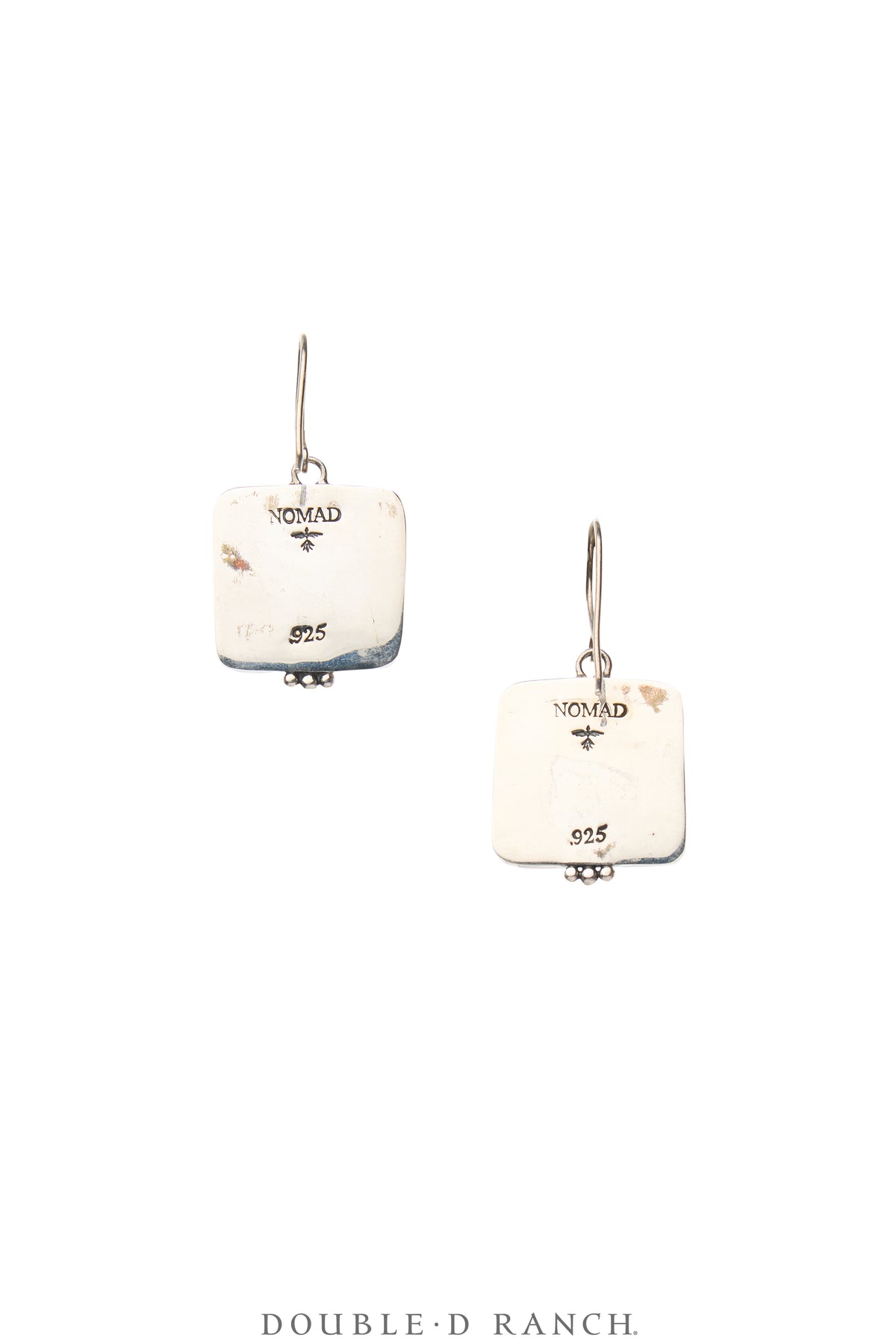 Earrings, Slab, Turquoise, Hallmark, Contemporary, 2141