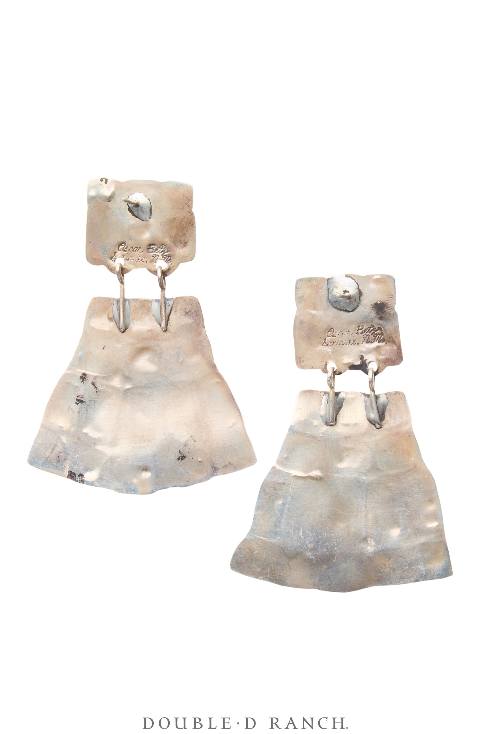 Earrings, Oscar Betz, Fan, Jasper, Hallmark, 2144