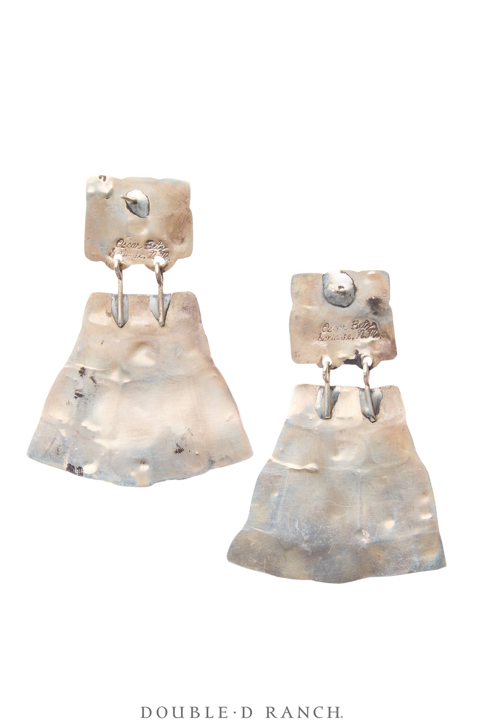 Earrings, Oscar Betz, Fan, Jasper, Hallmark, 2144