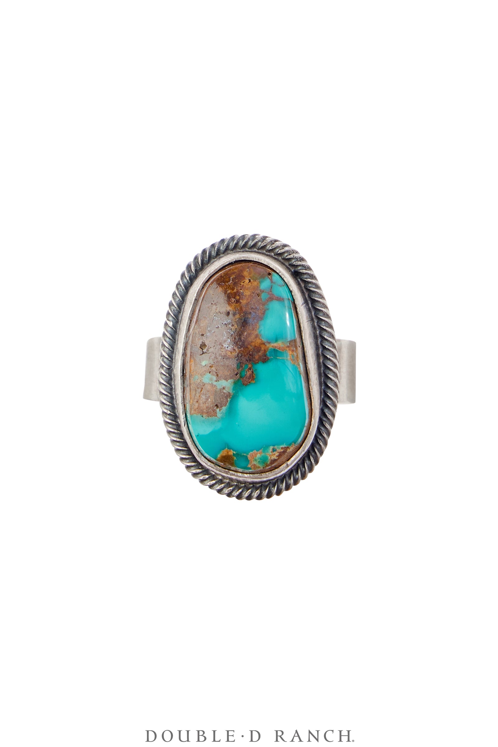 Ring, Natural Stone, Turquoise, Hallmark, Contemporary, Adjustable, 1720