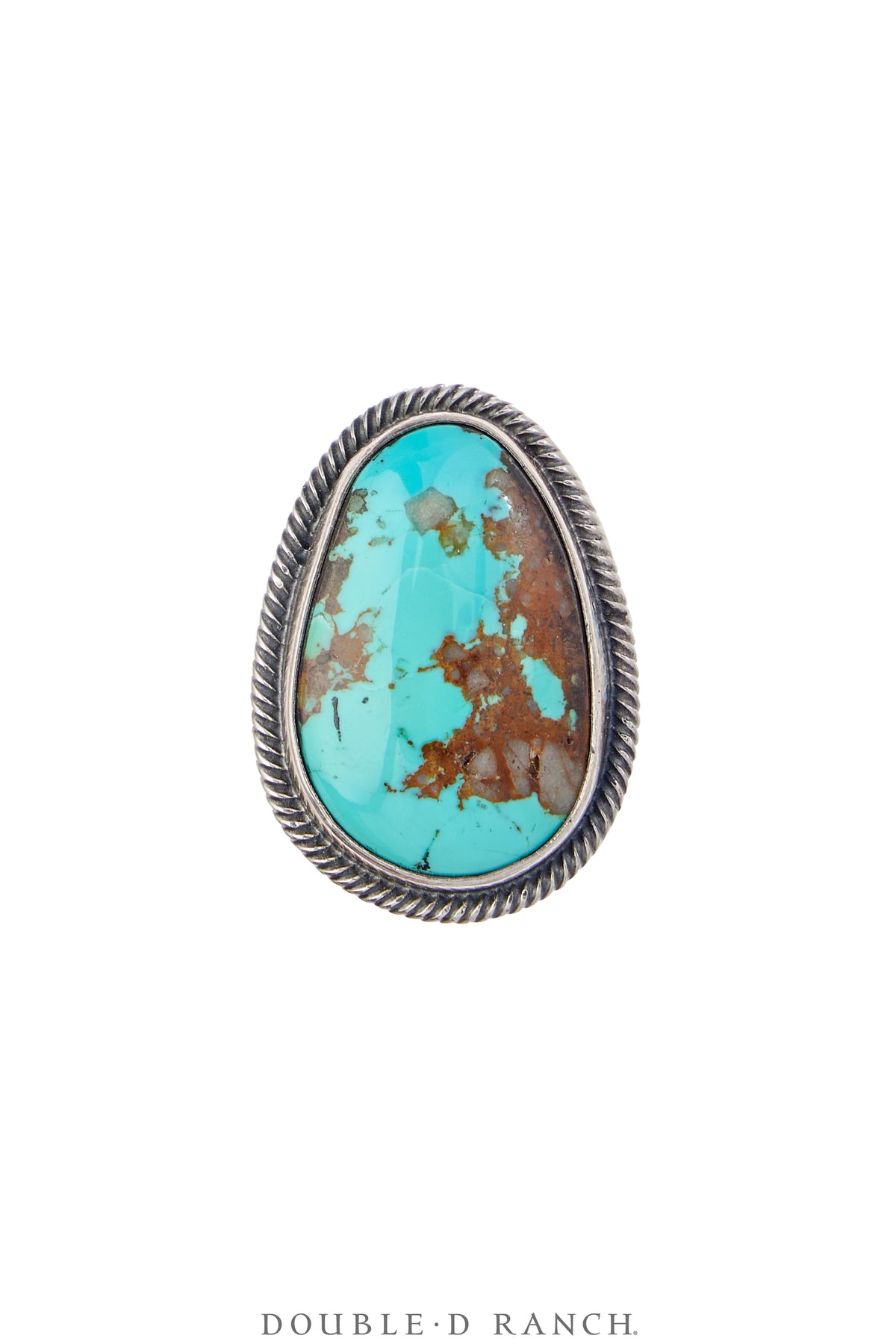Ring, Natural Stone, Turquoise, Hallmark, Contemporary, Adjustable, 1720