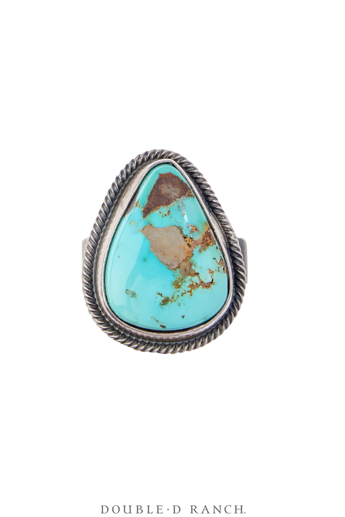 Ring, Natural Stone, Turquoise, Hallmark, Contemporary, Adjustable, 1720