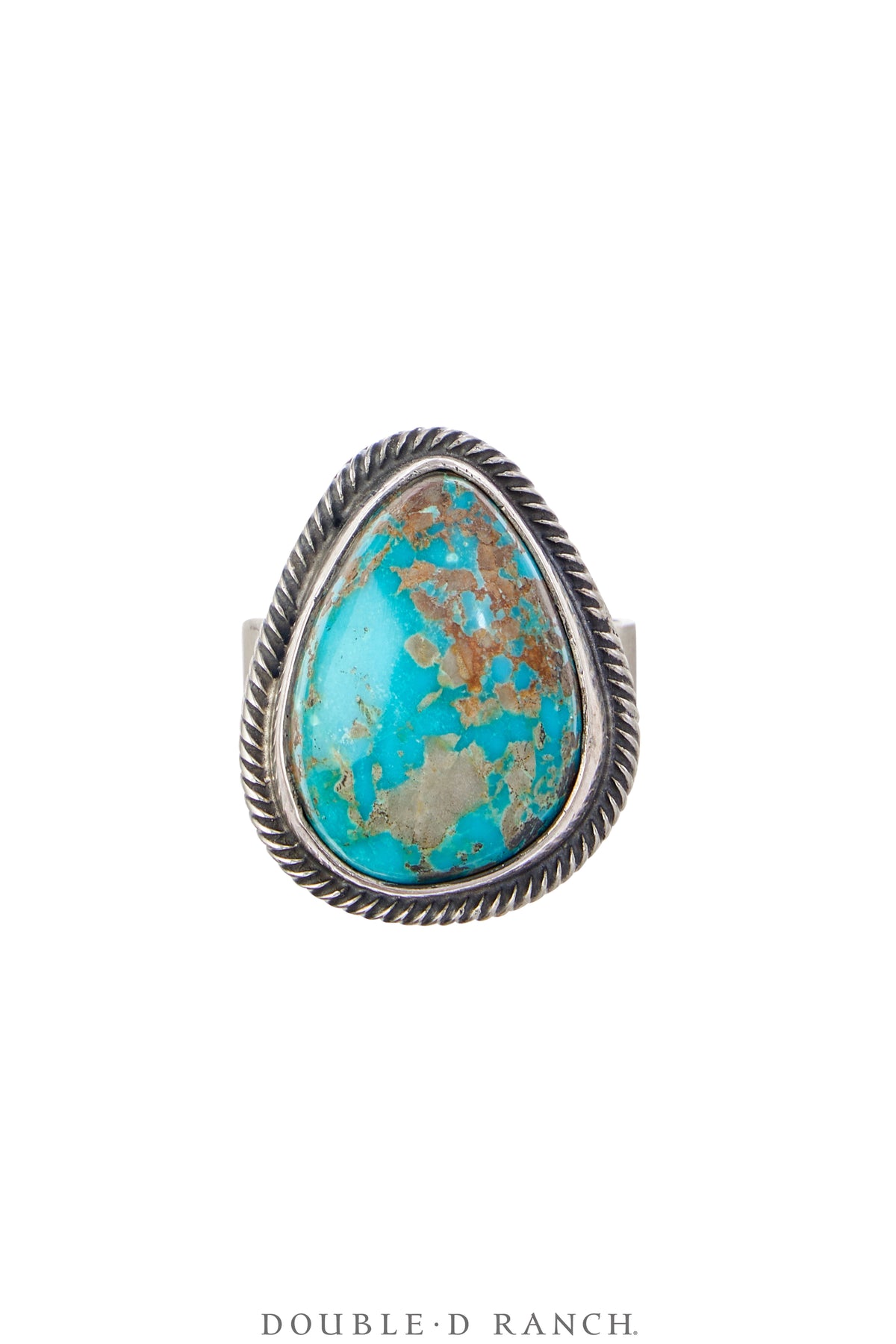 Ring, Natural Stone, Turquoise, Hallmark, Contemporary, Adjustable, 1720