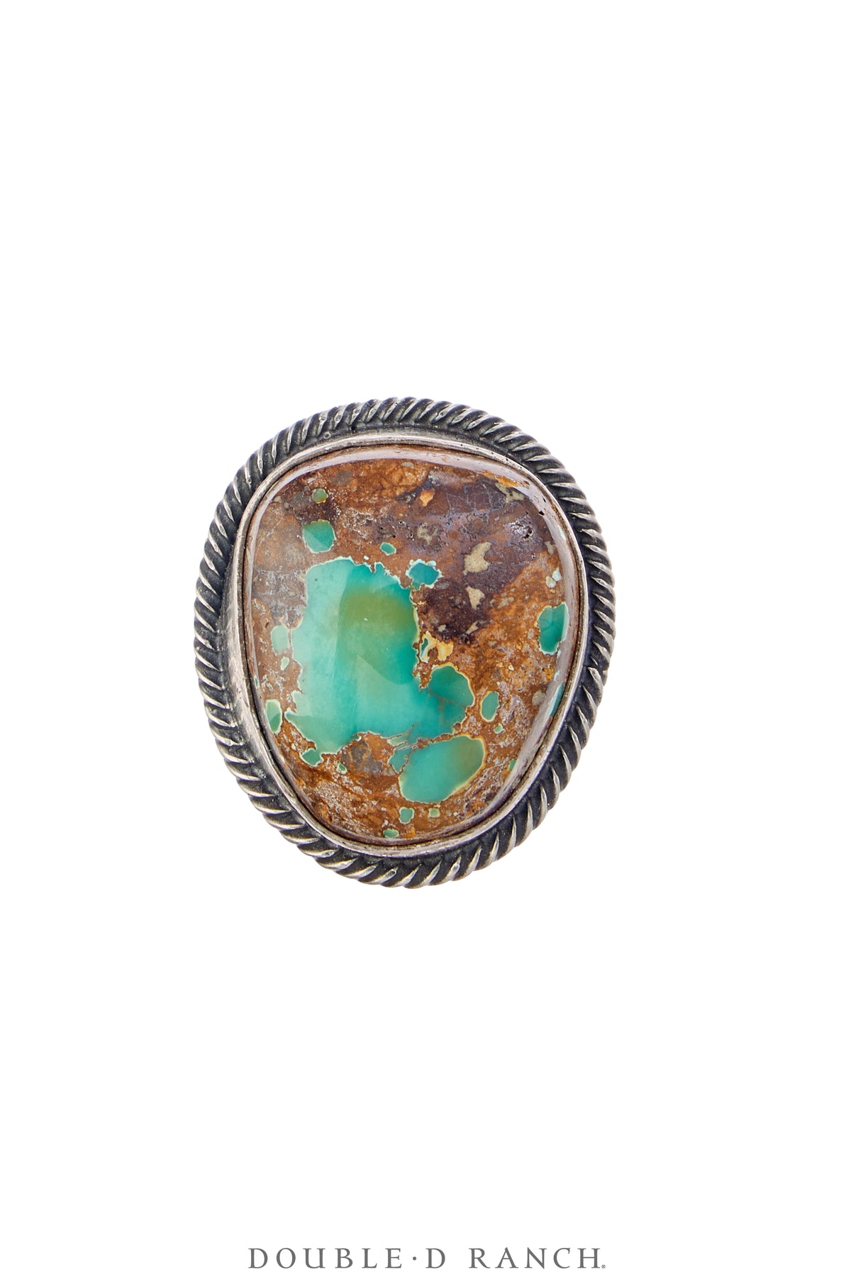 Ring, Natural Stone, Turquoise, Hallmark, Contemporary, Adjustable, 1720