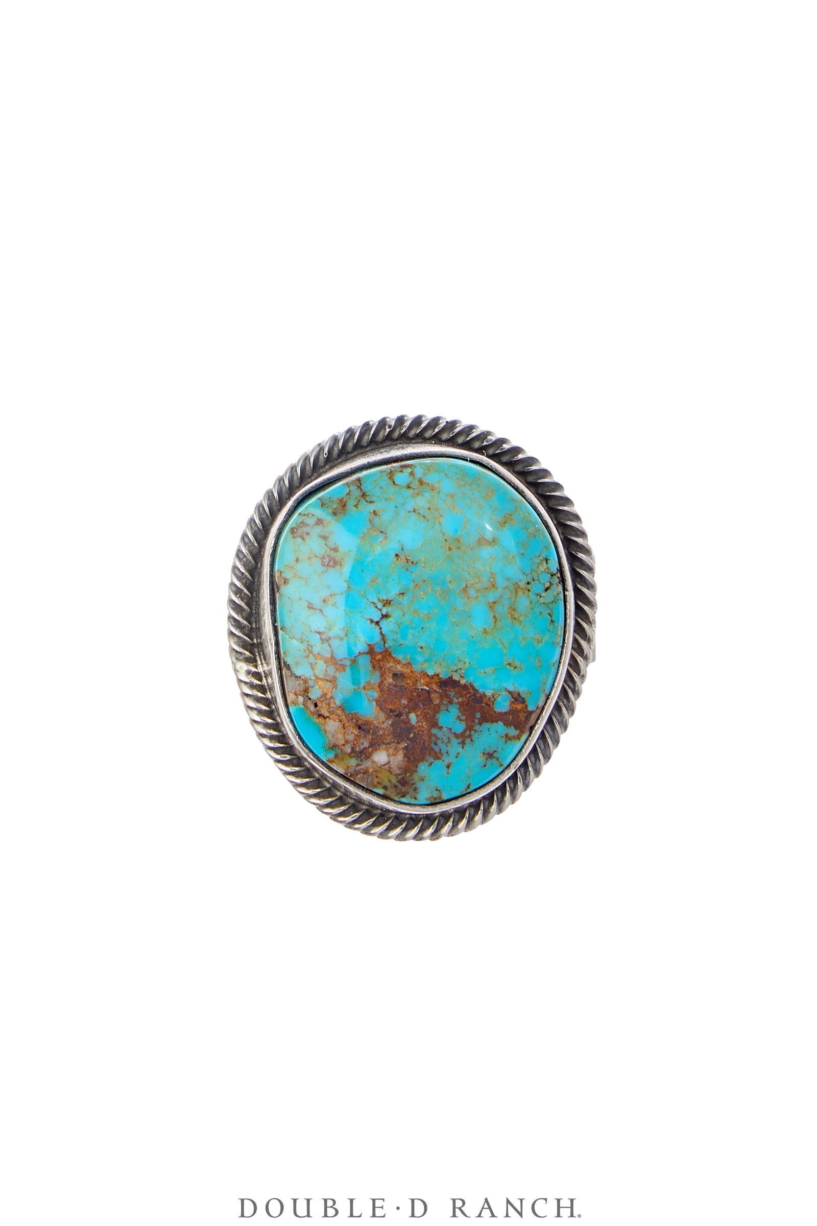 Ring, Natural Stone, Turquoise, Hallmark, Contemporary, Adjustable, 1720