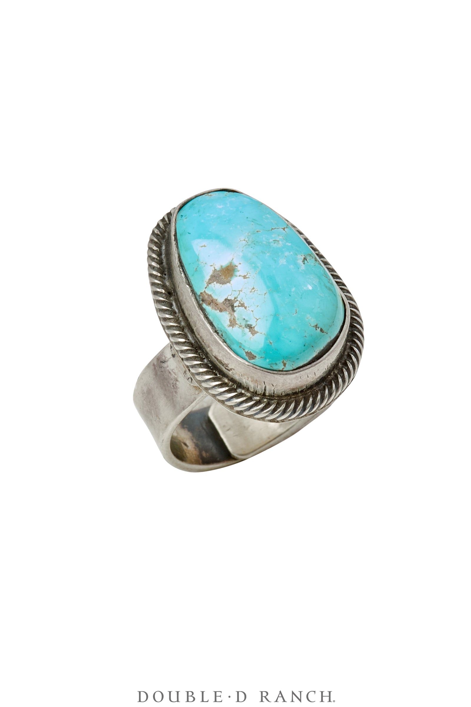 Ring, Natural Stone, Turquoise, Hallmark, Contemporary, Adjustable, 1720