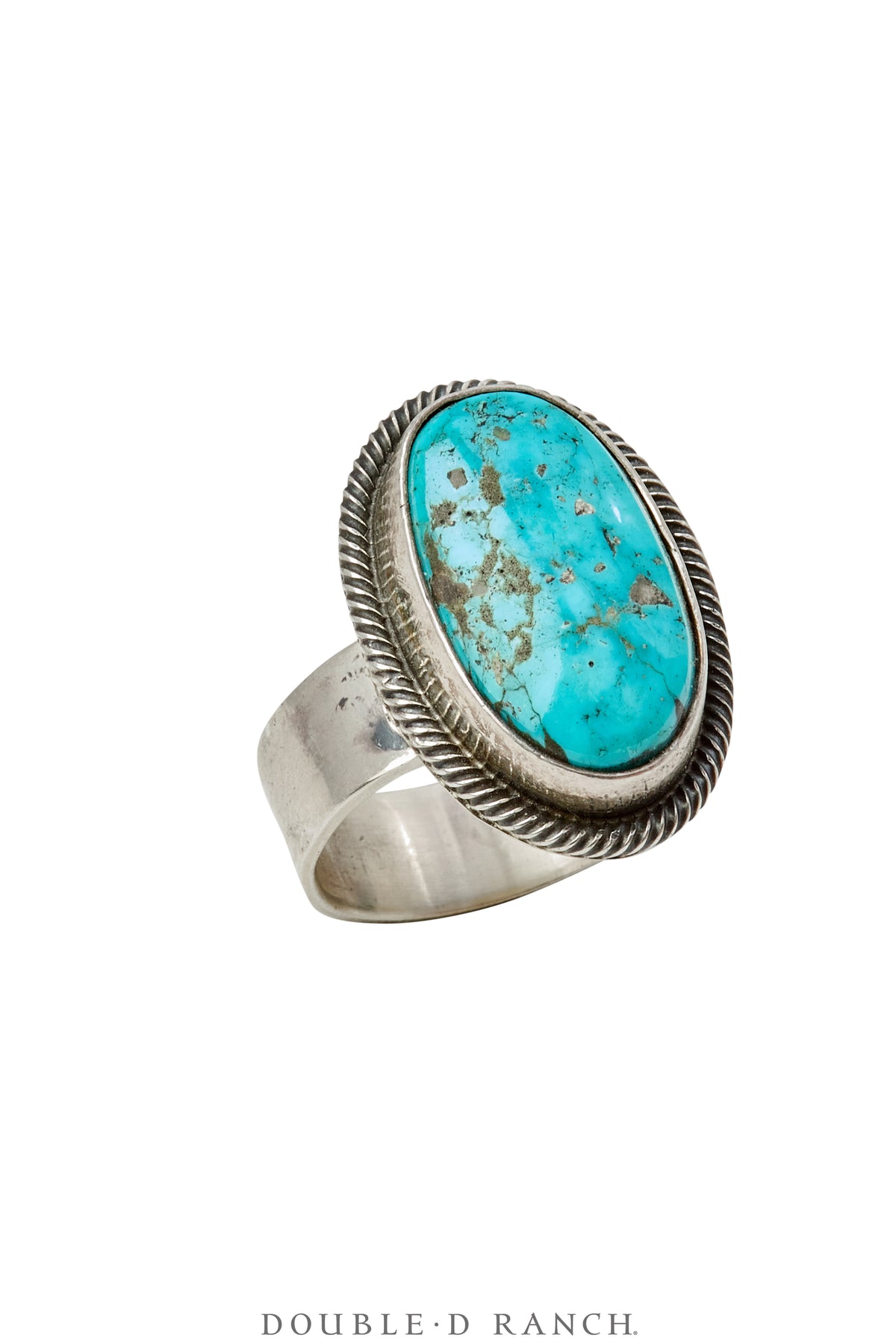 Ring, Natural Stone, Turquoise, Hallmark, Contemporary, Adjustable, 1720