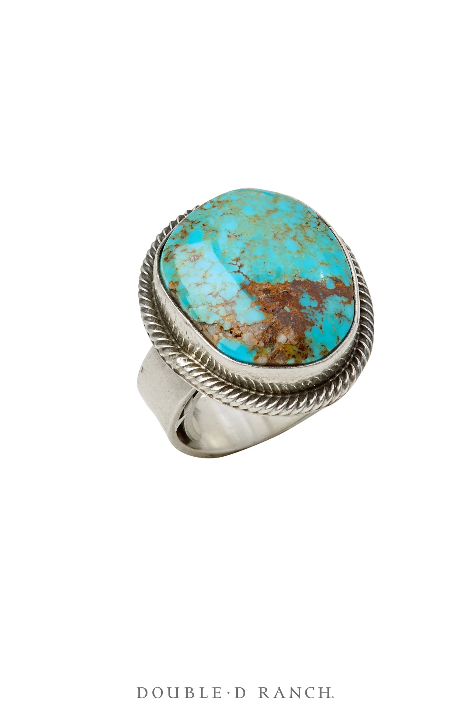 Ring, Natural Stone, Turquoise, Hallmark, Contemporary, Adjustable, 1720