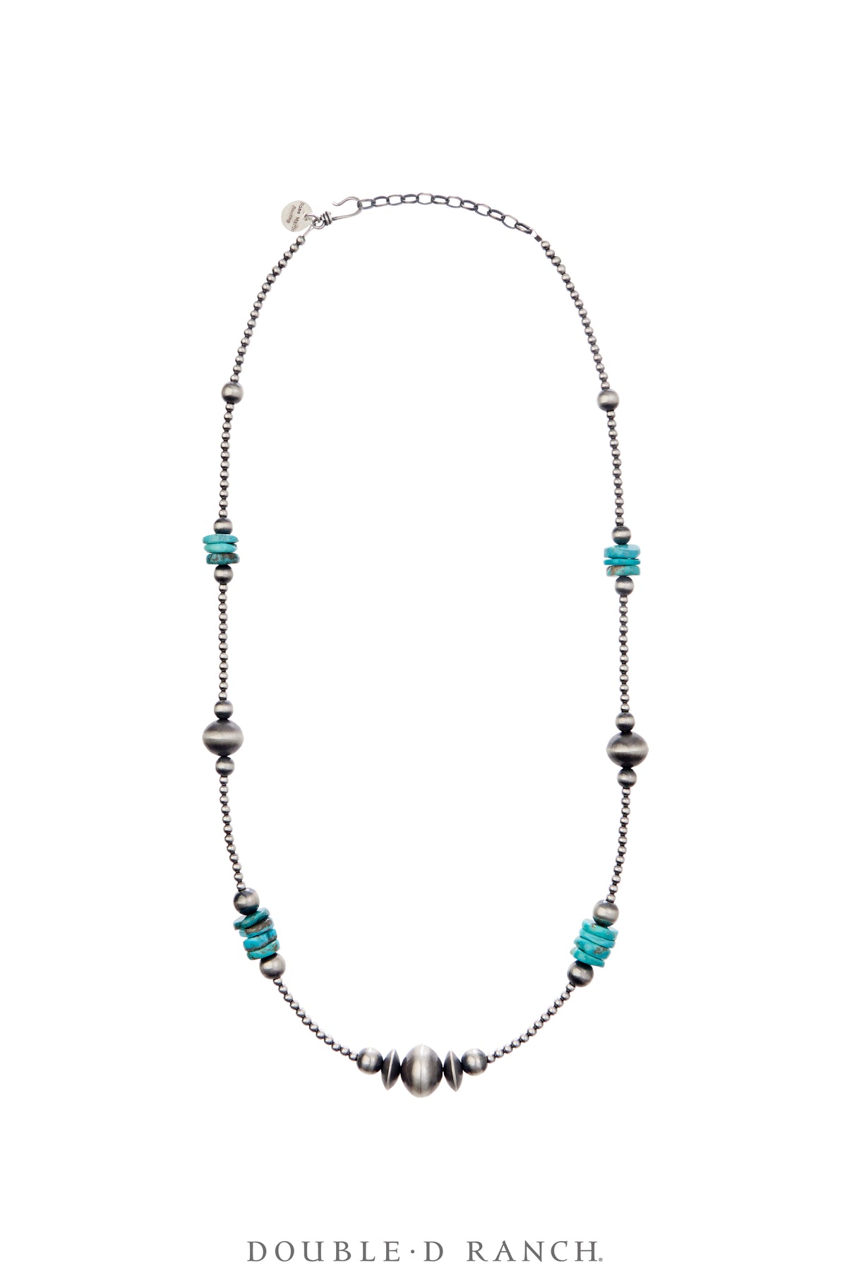 Necklace, Desert Pearl, Turquoise, Hallmark, Contemporary 22", 3521