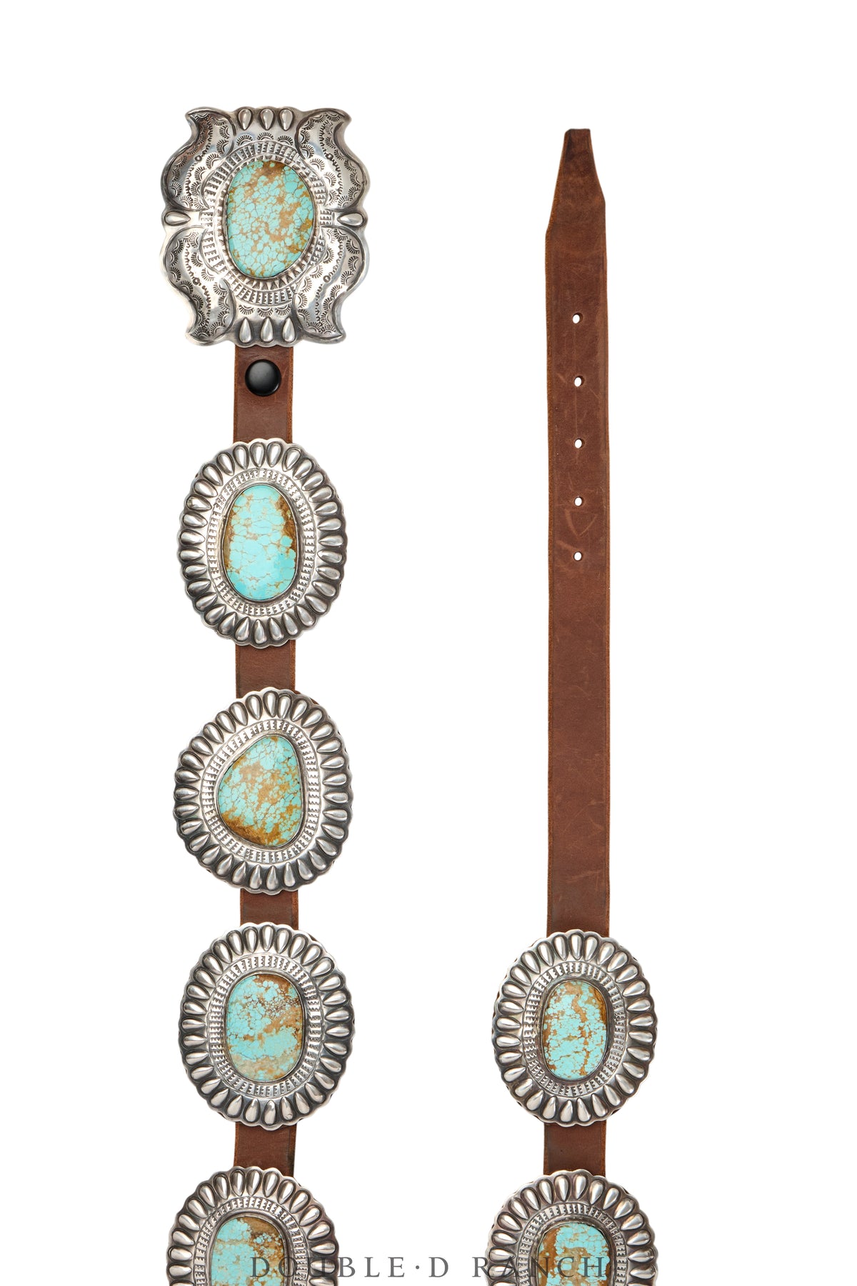 Belt, Concho, Turquoise, Hallmark, Contemporary, 521