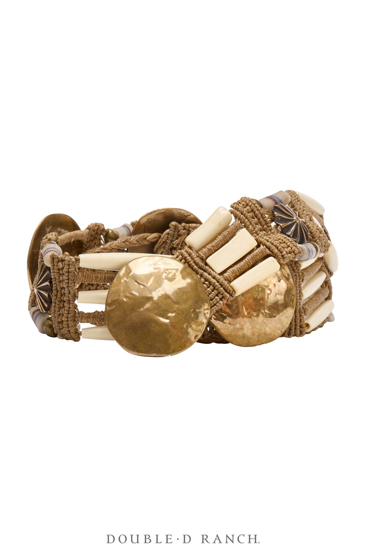 Belt, A Vintage, Mummy's Bundle, Hairpipe & Conchos, Hallmark, Vintage, 620