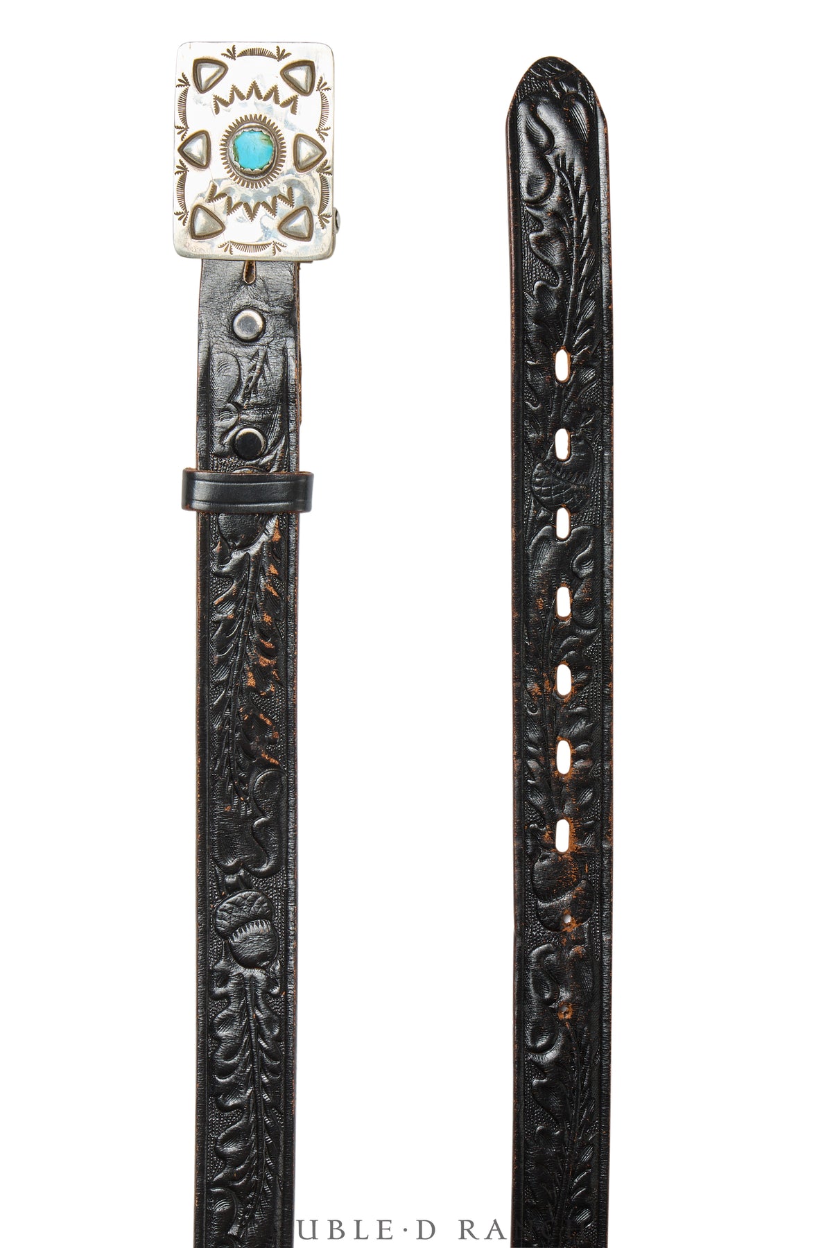 Belt, A Vintage, Buckle, Concho, Turquoise, Vintage, 627