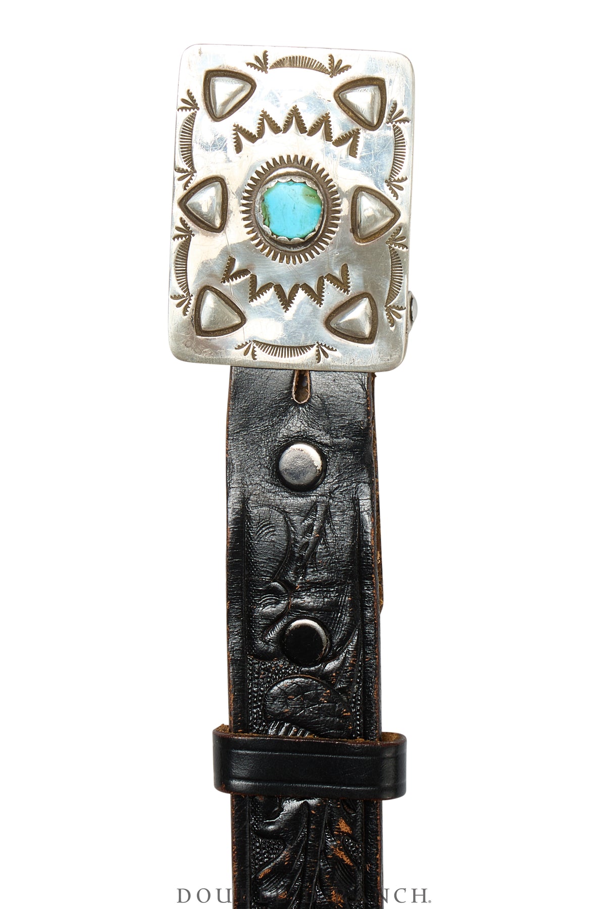 Belt, A Vintage, Buckle, Concho, Turquoise, Vintage, 627