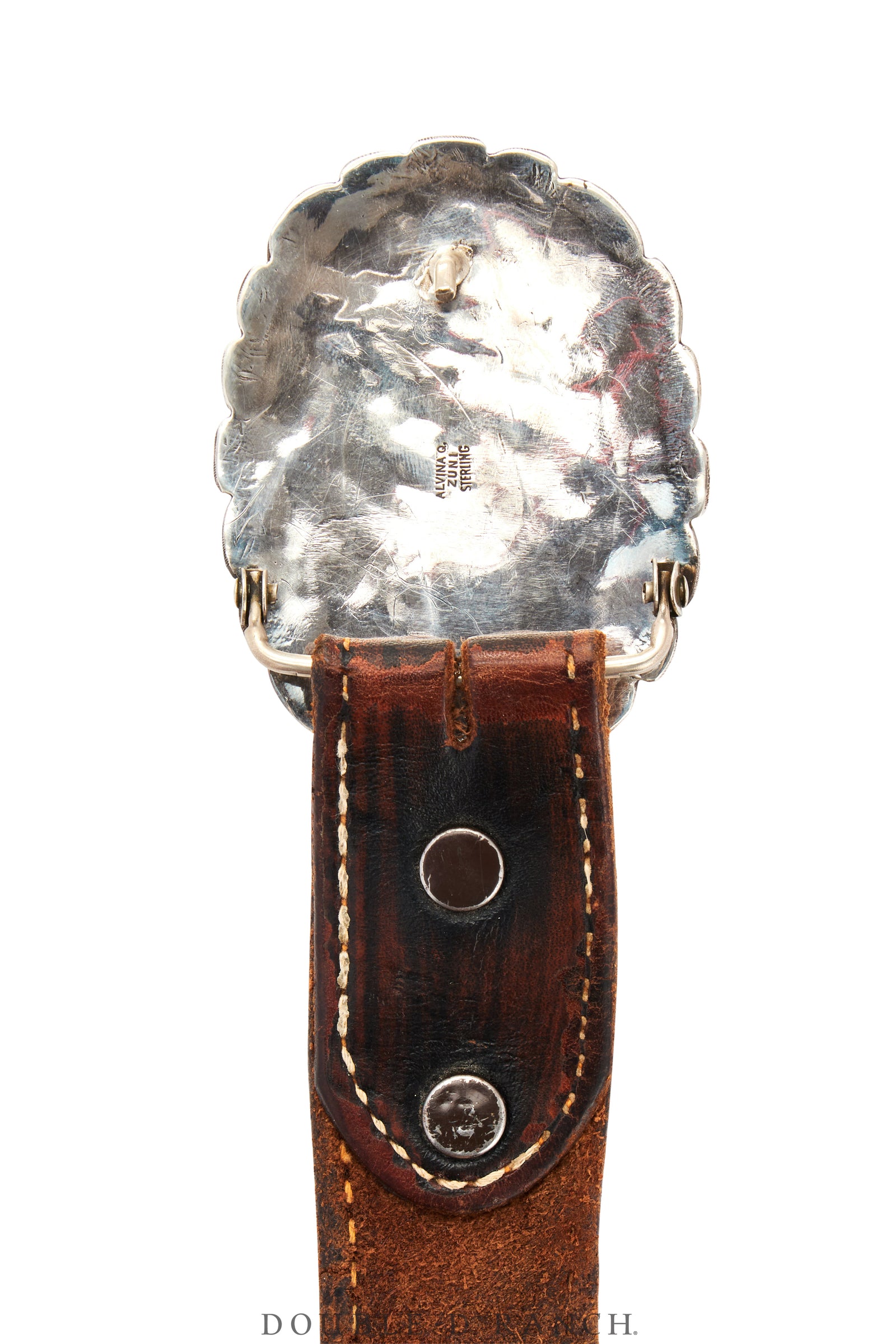 Belt, A Vintage, Nugget Style, Turquoise, Quam Hallmark, Vintage, 640