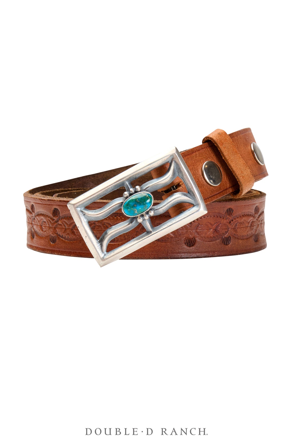 Belt, A Vintage, Buckle, Cast, Turquoise, Hallmark, Vintage, 681