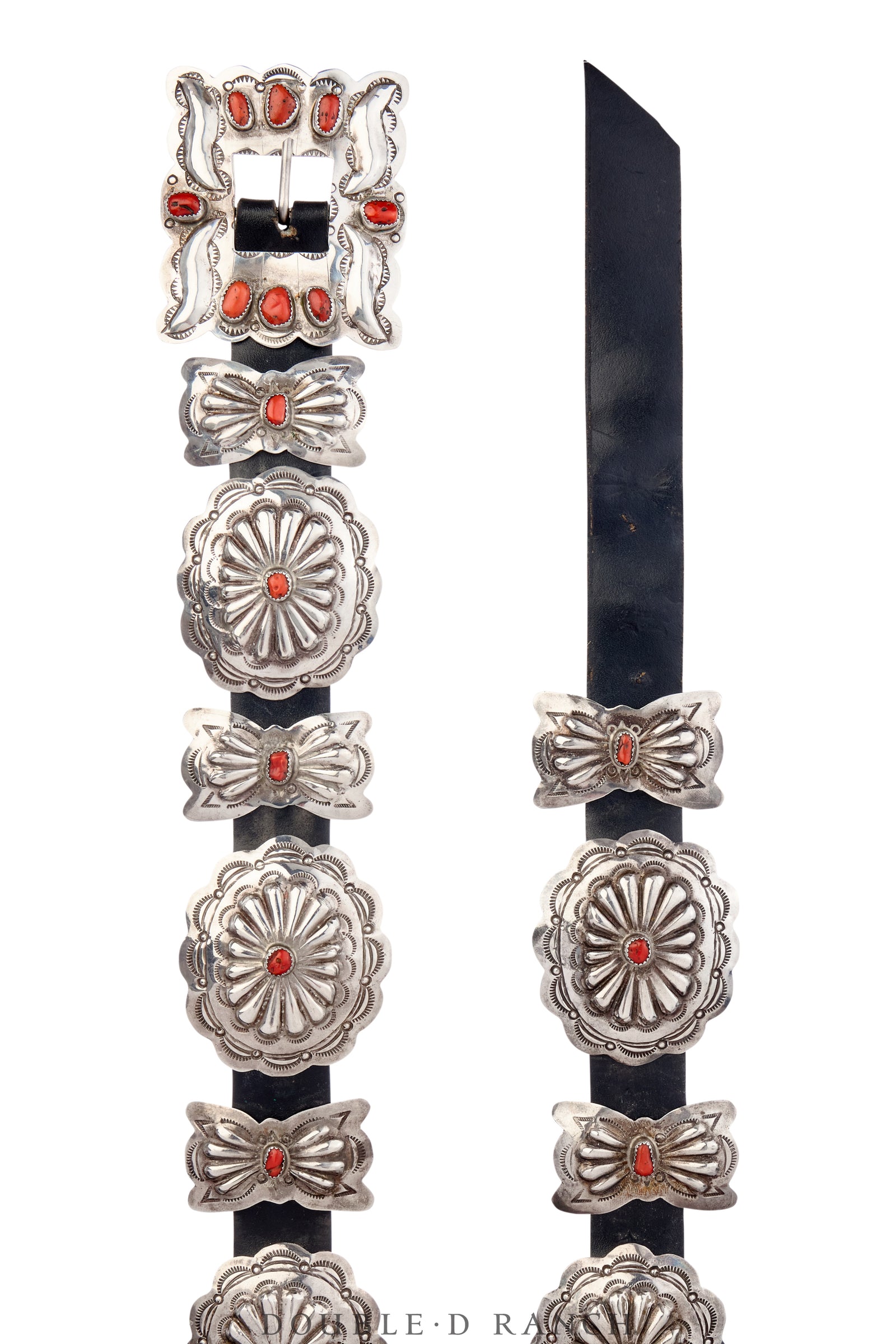 Belt, A Vintage, Concho, Coral, Hallmark, New Old Stock, 695