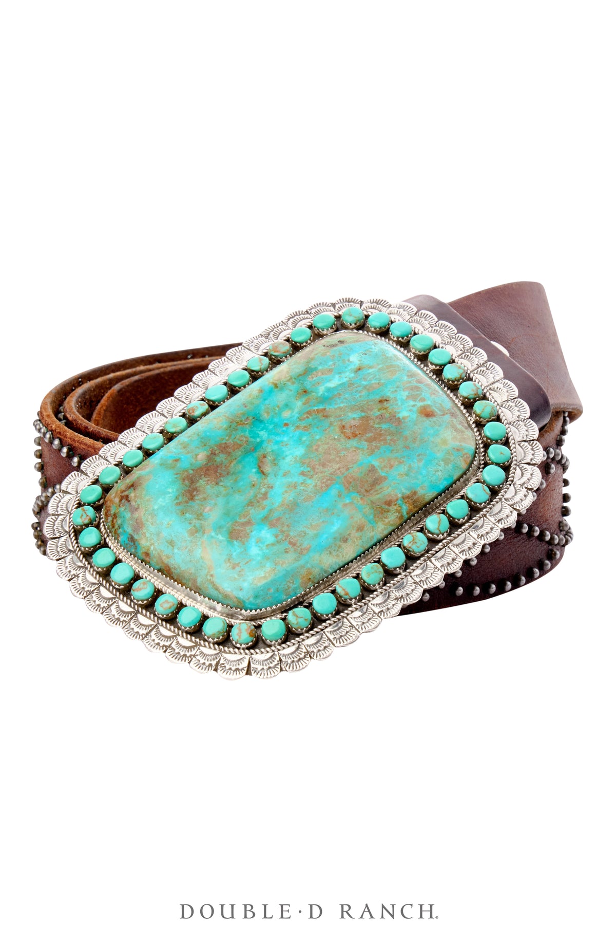 Belt, A Vintage, Buckle, Turquoise, Hallmark, Contemporary, 702