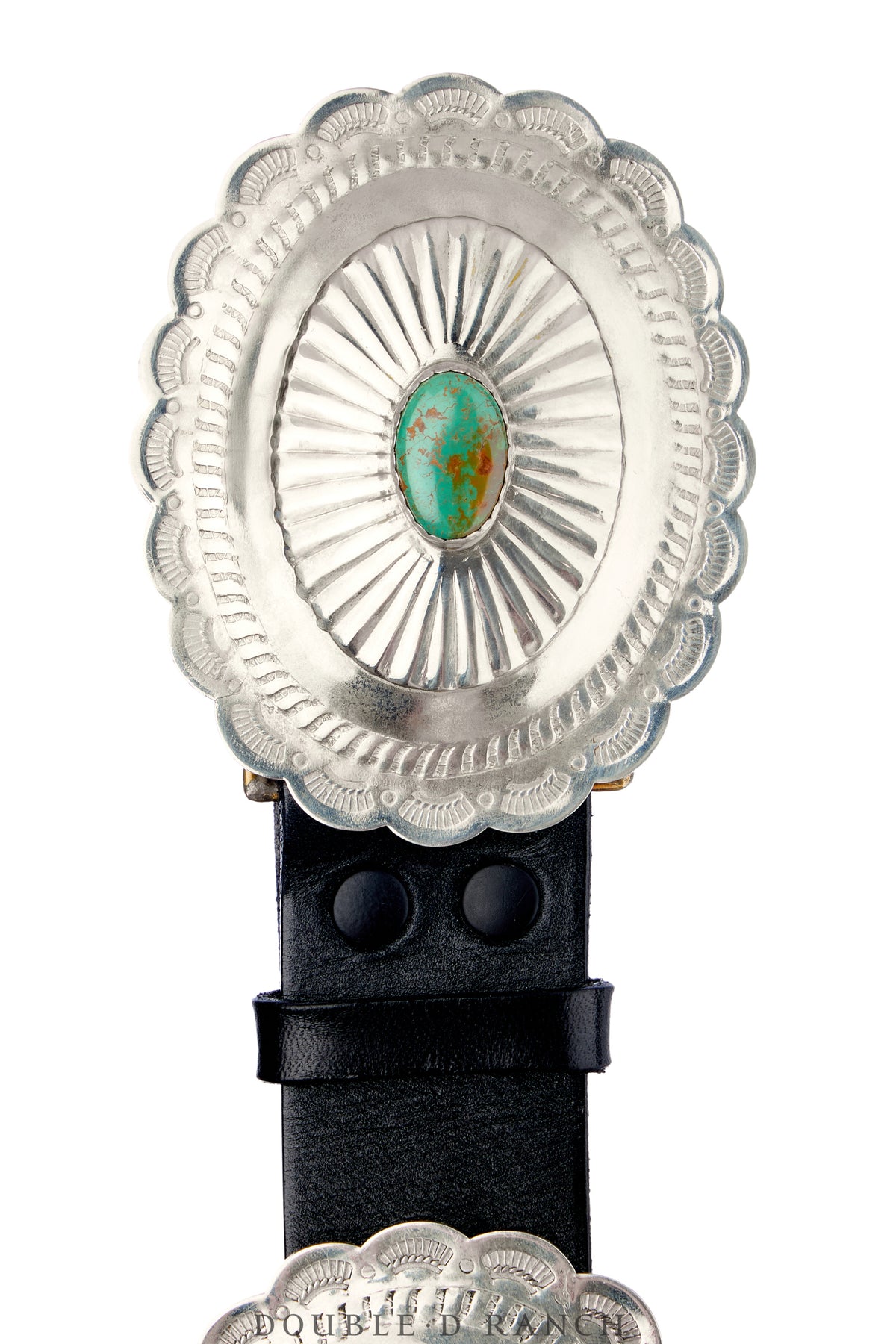 Belt, A Vintage, Concho, Turquoise, From the Iris Apfel Estate, Vintage, 742