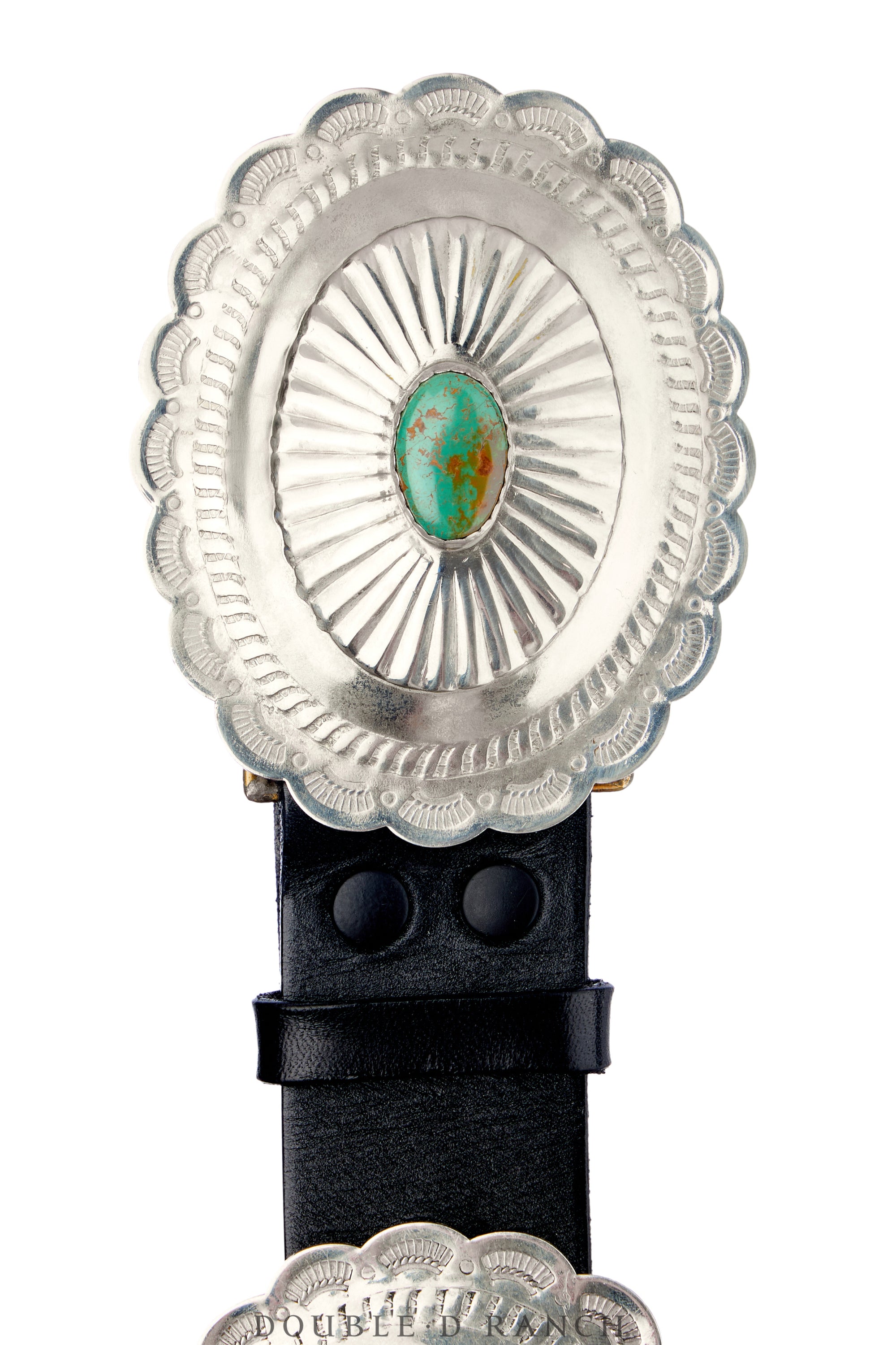 Belt, A Vintage, Concho, Turquoise, From the Iris Apfel Estate, Vintage, 742