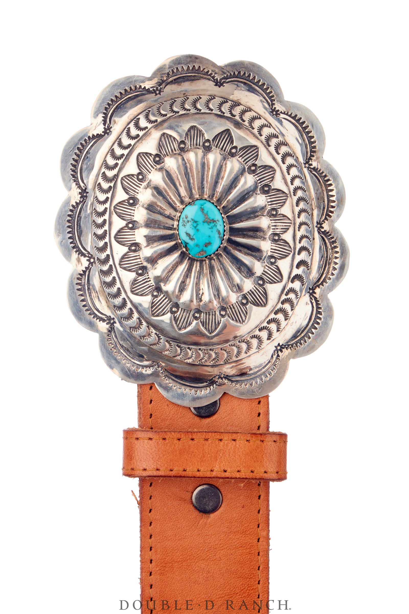 Belt, A Vintage, Buckle, Concho, Turquoise, Vintage, 825