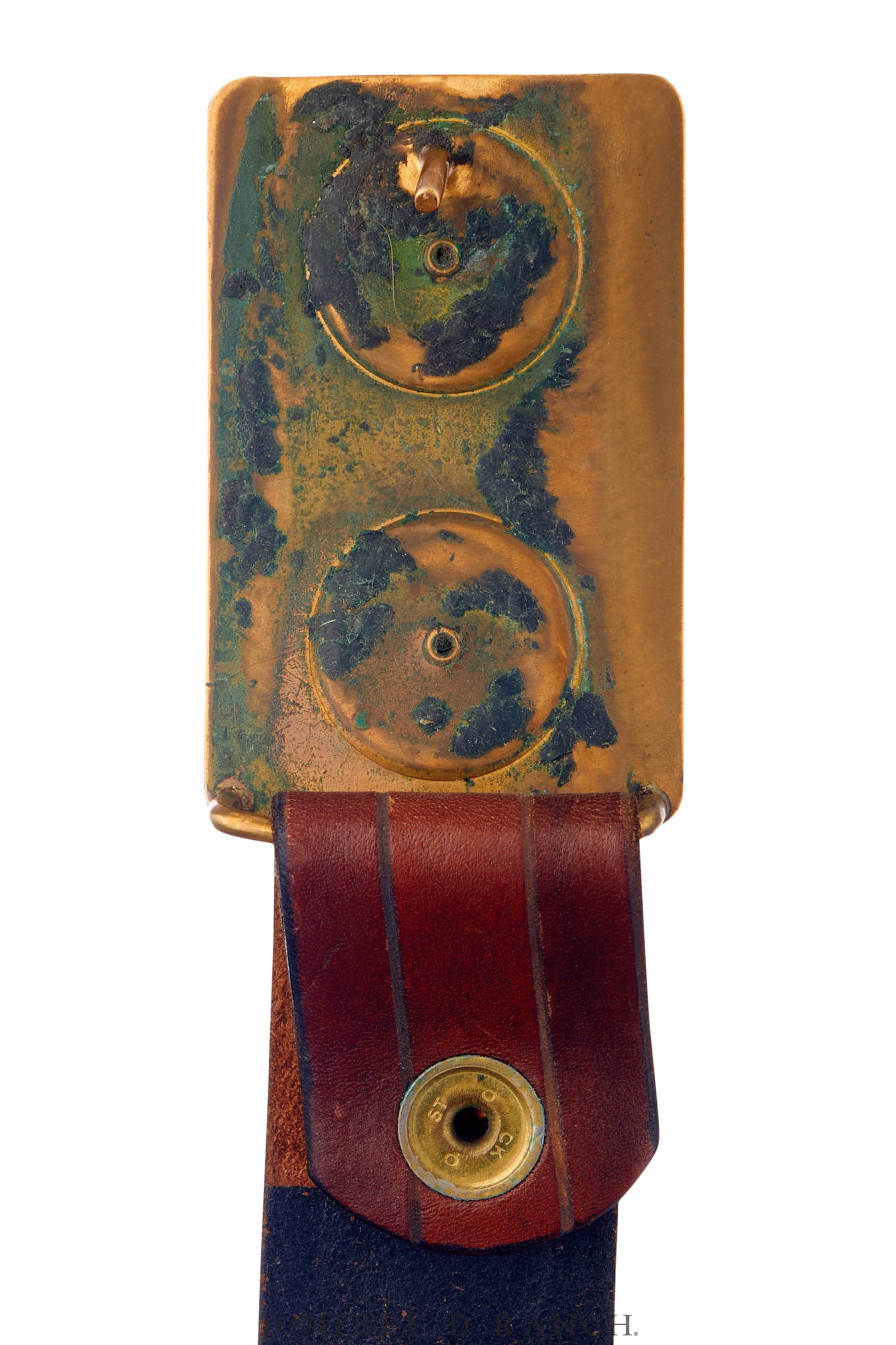 Belt, A Vintage, Buckle, Kitsch, Western, Boot & Saddle, Laminate, Vintage, 827