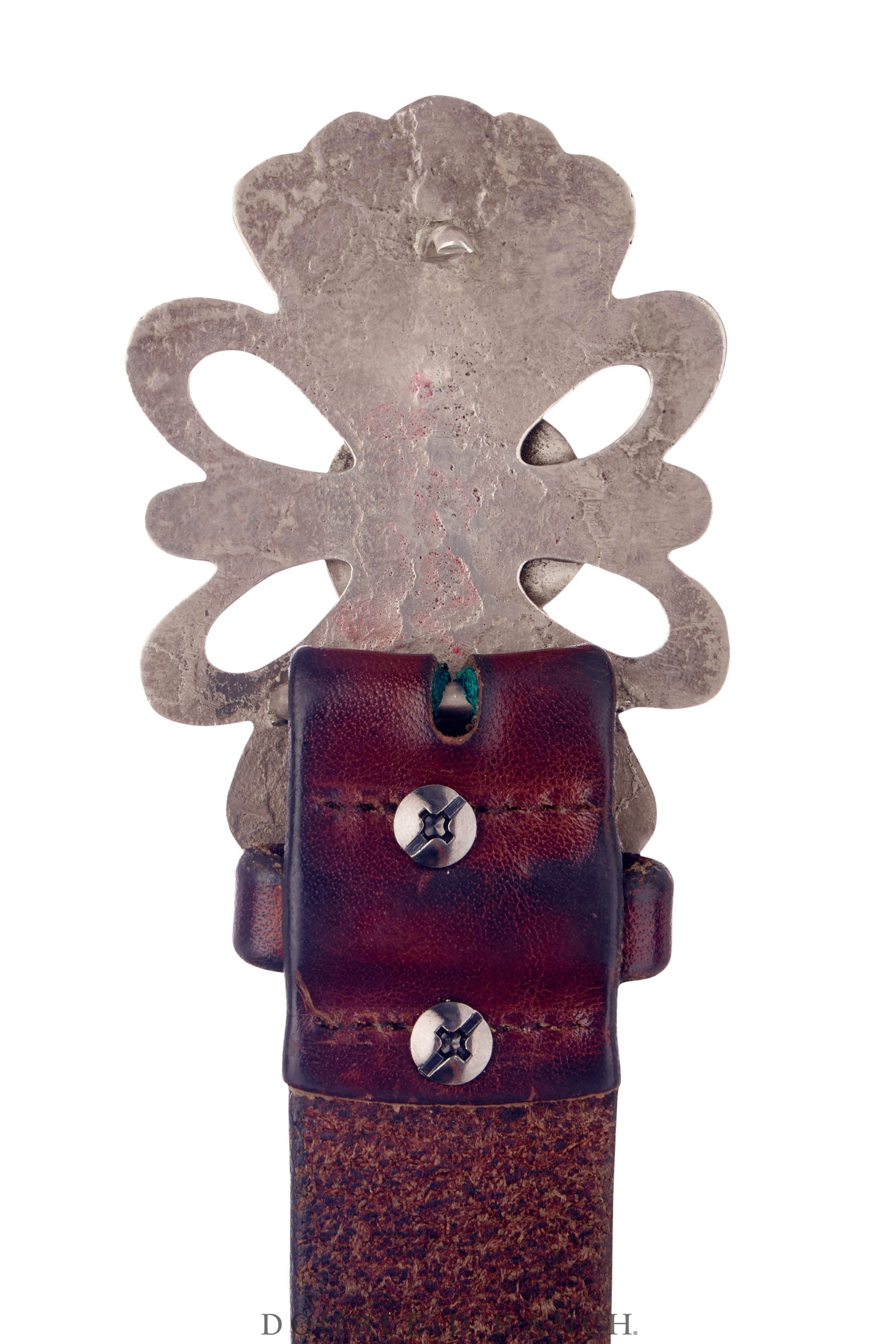 Belt, A Buckle, Cast, Turquoise, Vintage, 835