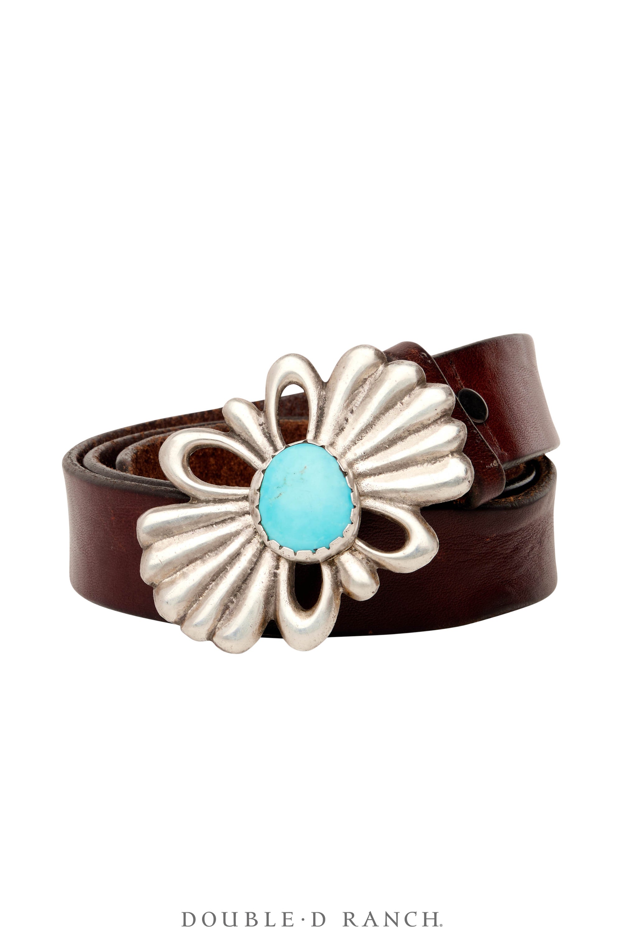 Belt, A Buckle, Cast, Turquoise, Vintage, 835