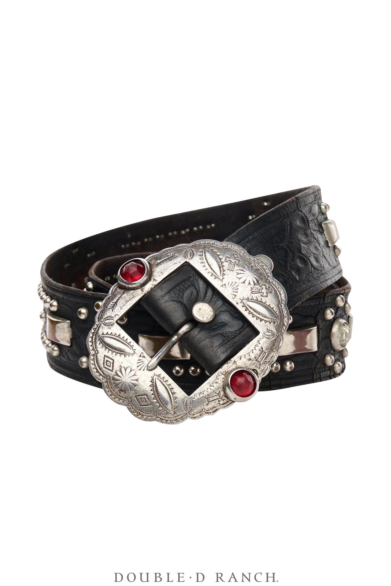 Belt, A Vintage, Buckle, Biker, Crystals & Spots, Vintage ‘50s , 837