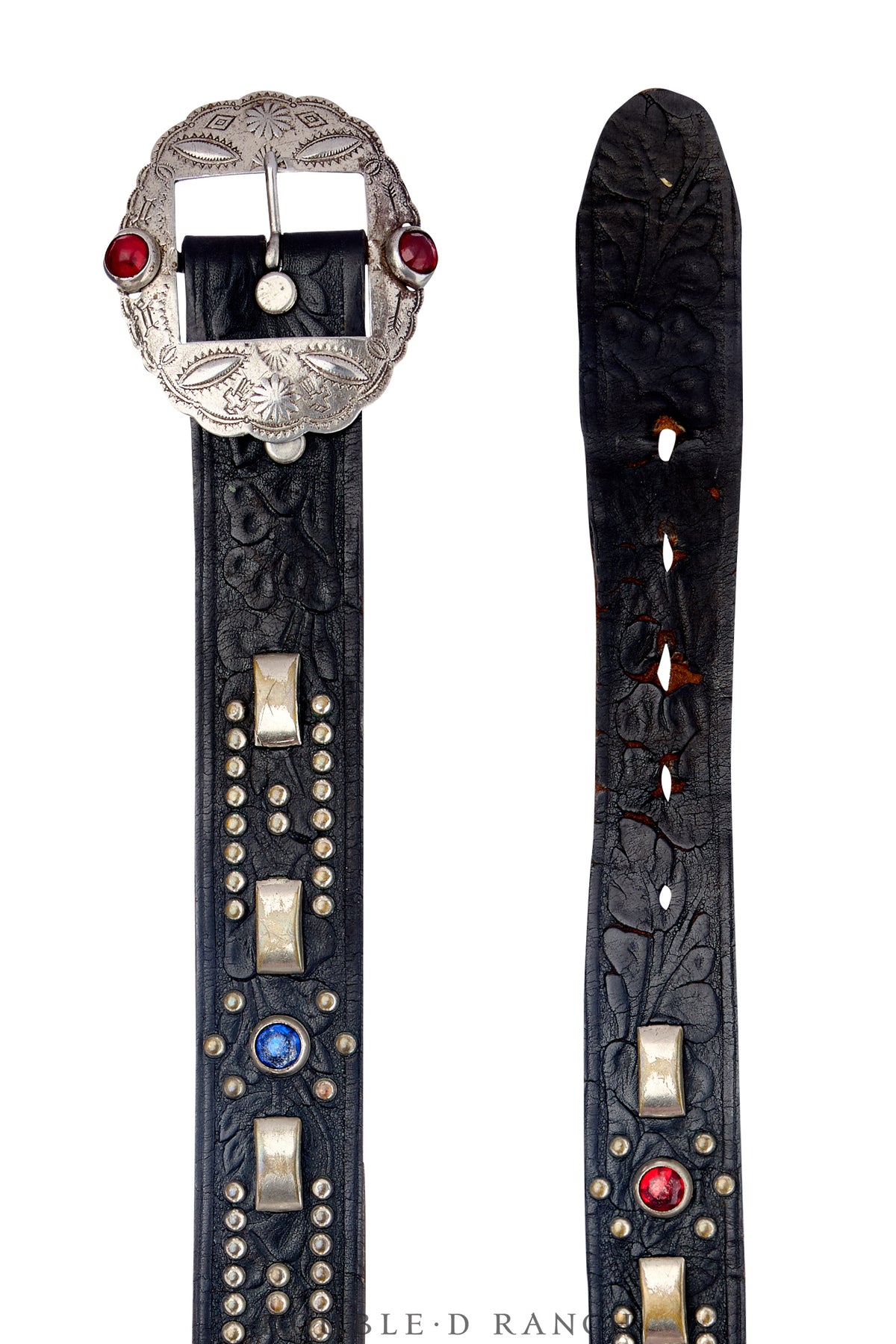 Belt, A Vintage, Buckle, Biker, Crystals & Spots, Vintage ‘50s , 837