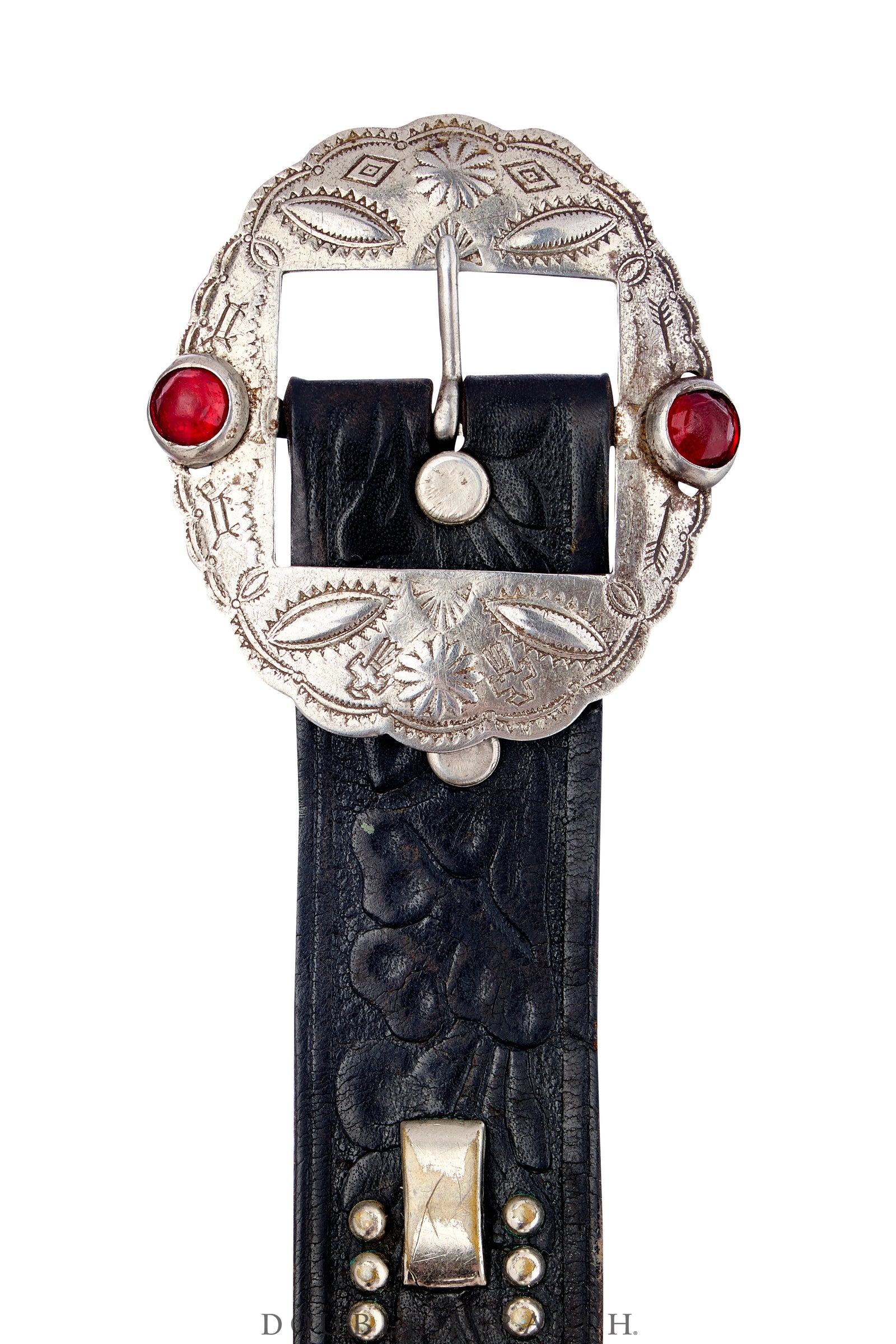 Belt, A Vintage, Buckle, Biker, Crystals & Spots, Vintage ‘50s , 837