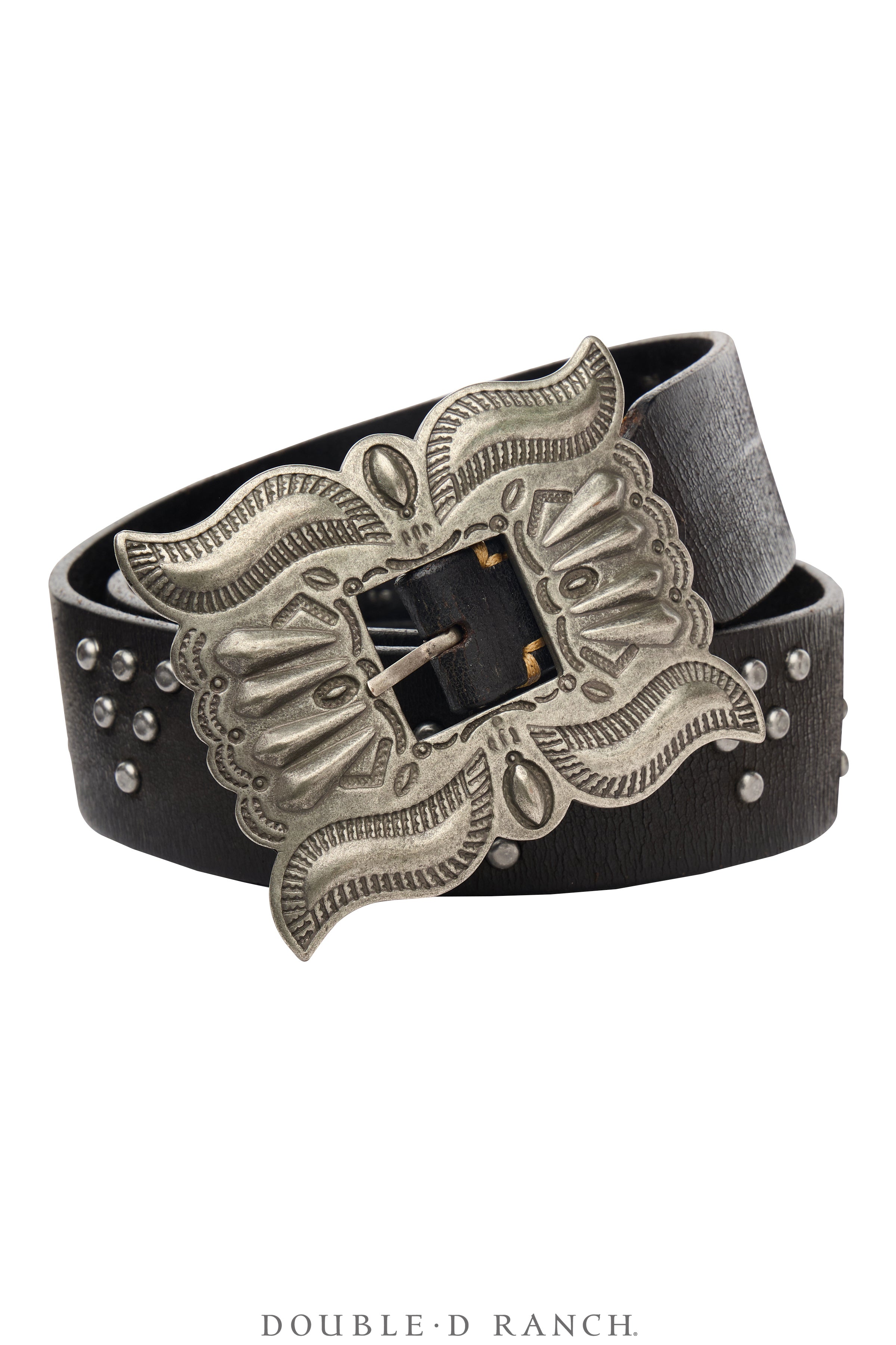 Vintage Rare Lauren  Ralph Lauren Leather Lauren Silver collection 1980s belt Ralph Lauren Sterling Silver Chain Buckle Belt main image 4