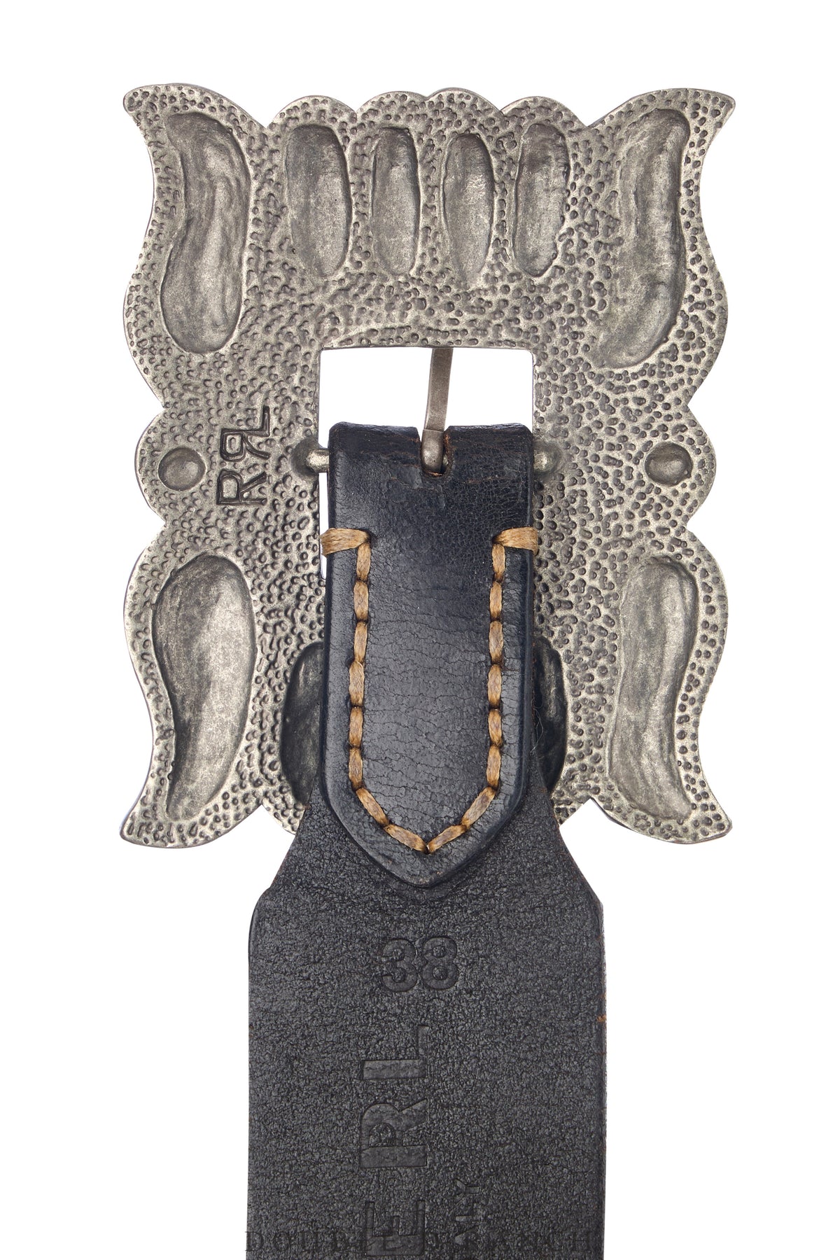 Belt, A Vintage, Buckle, Biker, Ralph Lauren, New Old Stock 38", 843