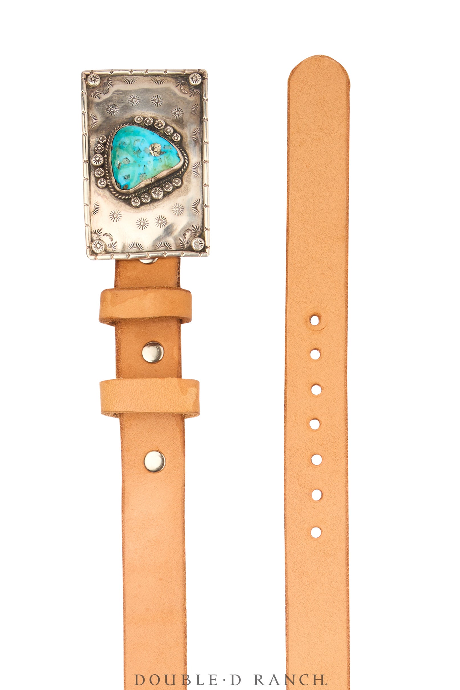 Belt, A Vintage, Buckle, Concho, Turquoise, Hallmark, Vintage ‘60s, 848