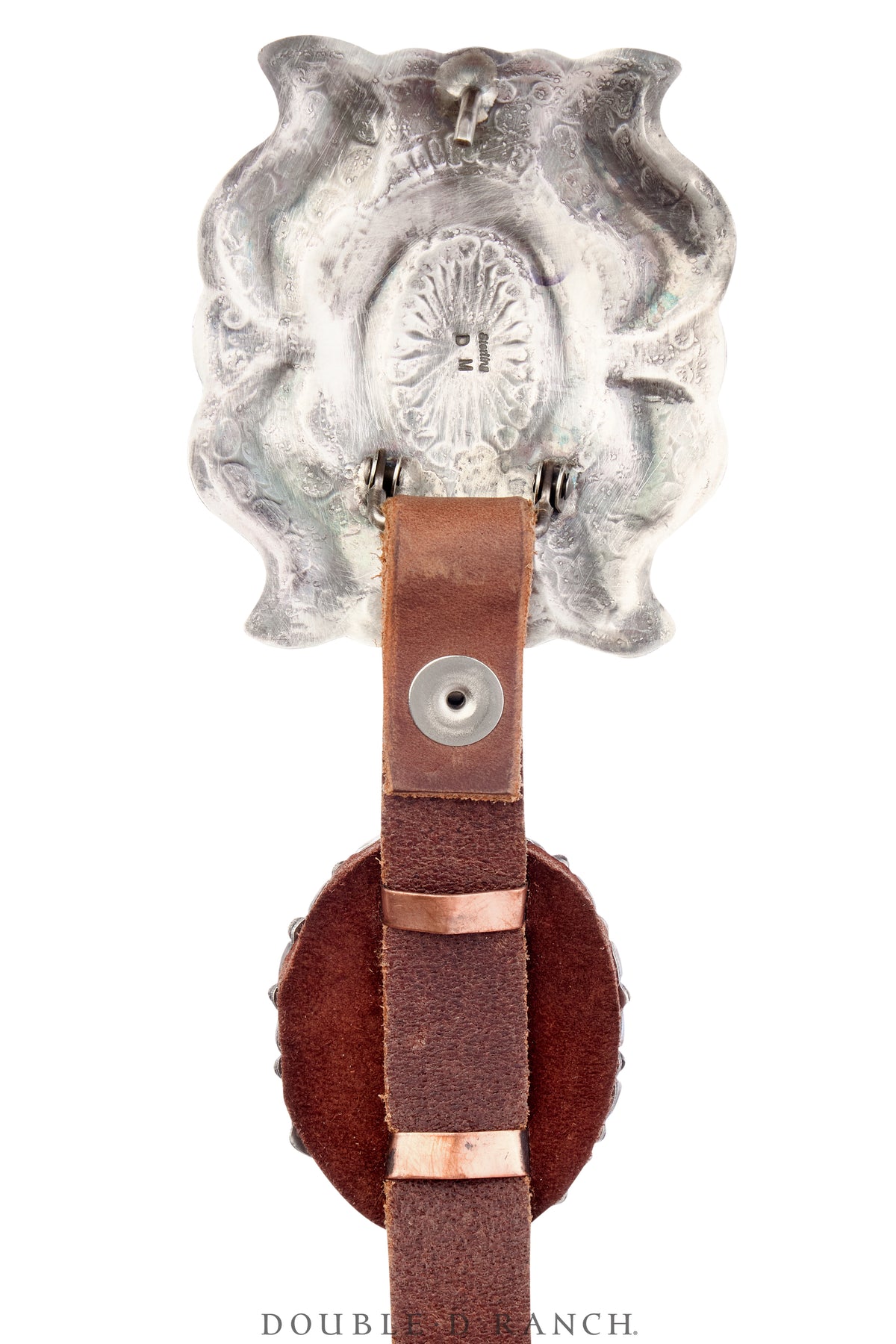 Belt, A Concho, Sterling Silver, Third Phase Revival, Hallmark, Contemporary, 727