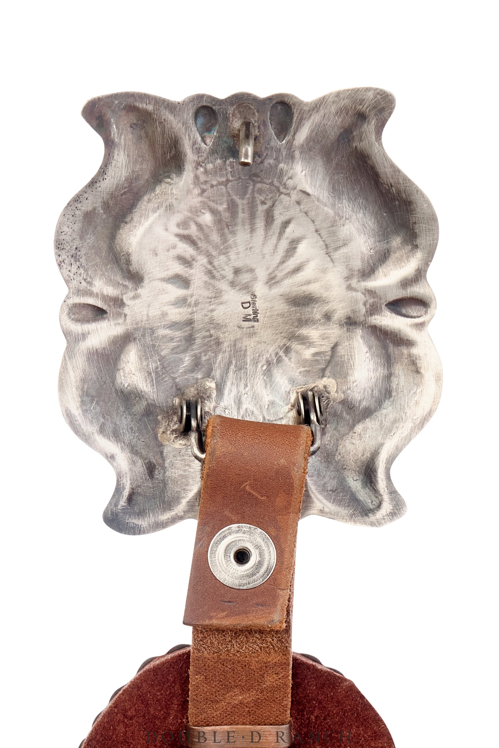 Belt, A Concho, Sterling Silver, Third Phase Revival, Hallmark, Contemporary, 728