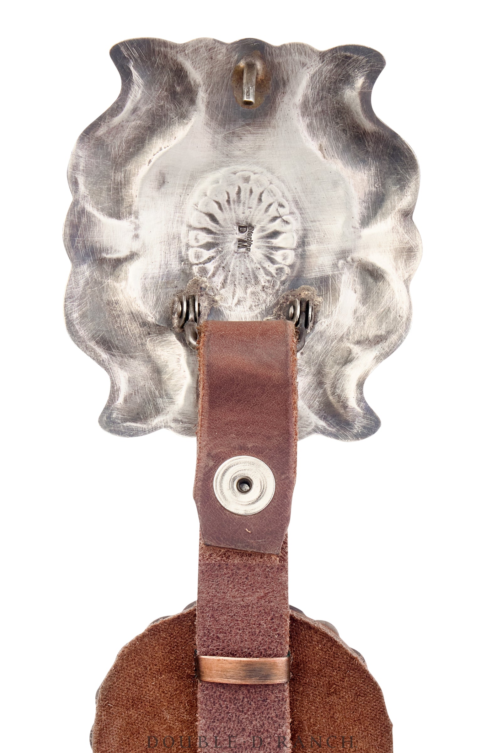 Belt, A Concho, Sterling Silver, Third Phase Revival, Hallmark, Contemporary, 725