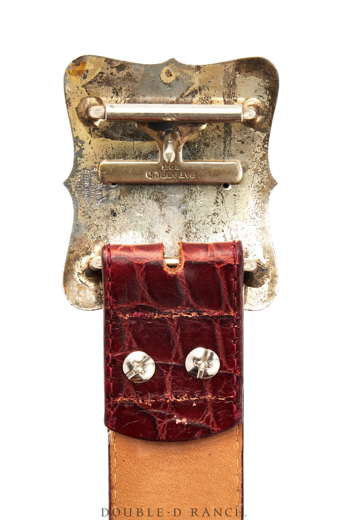 Belt, A Vintage, Buckle, Western, Horse Profile, 14K, Keyston Hallmark, Vintage, 658