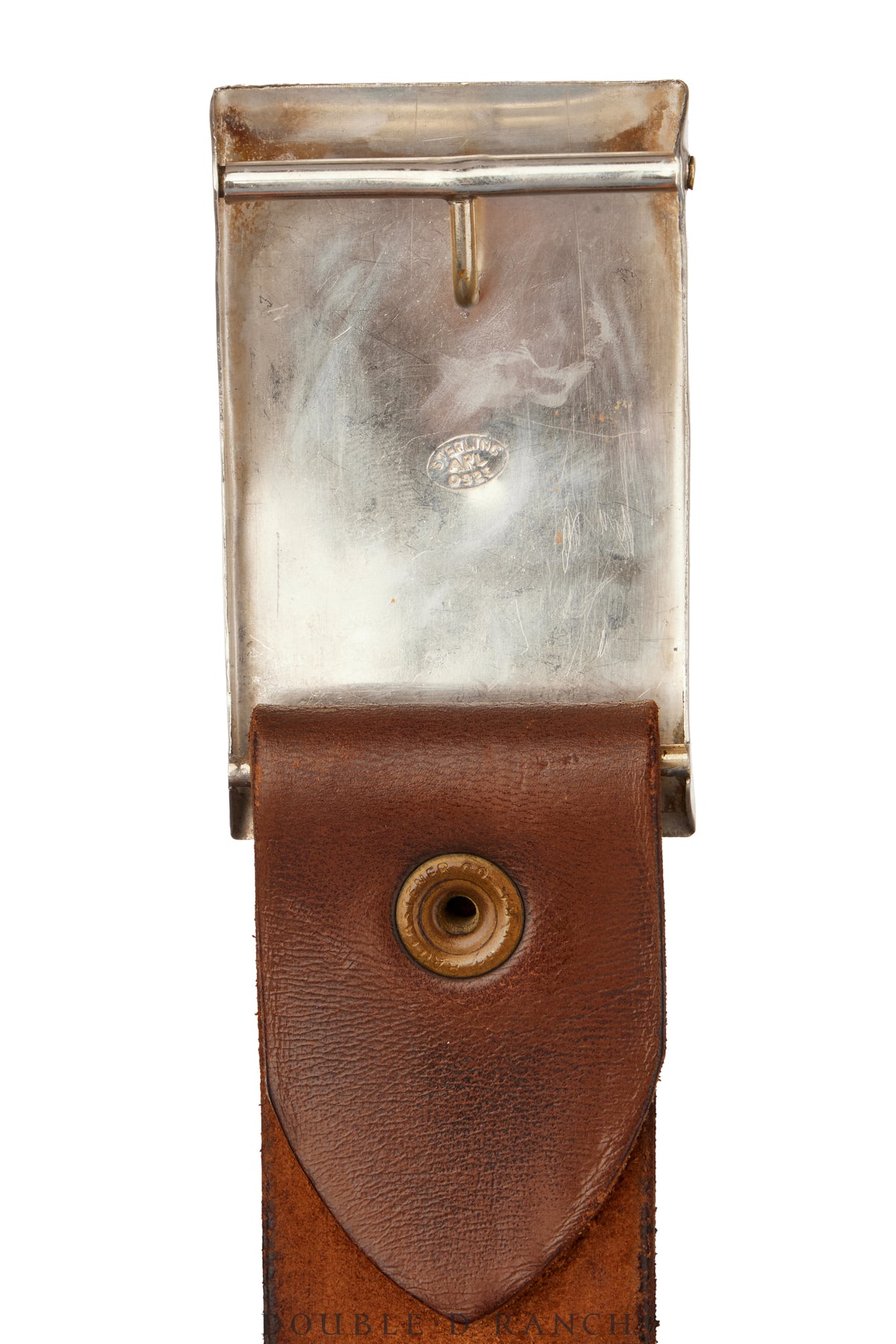 Belt, A Vintage, Buckle, Western, Sterling Silver, Hallmark, Vintage, 764