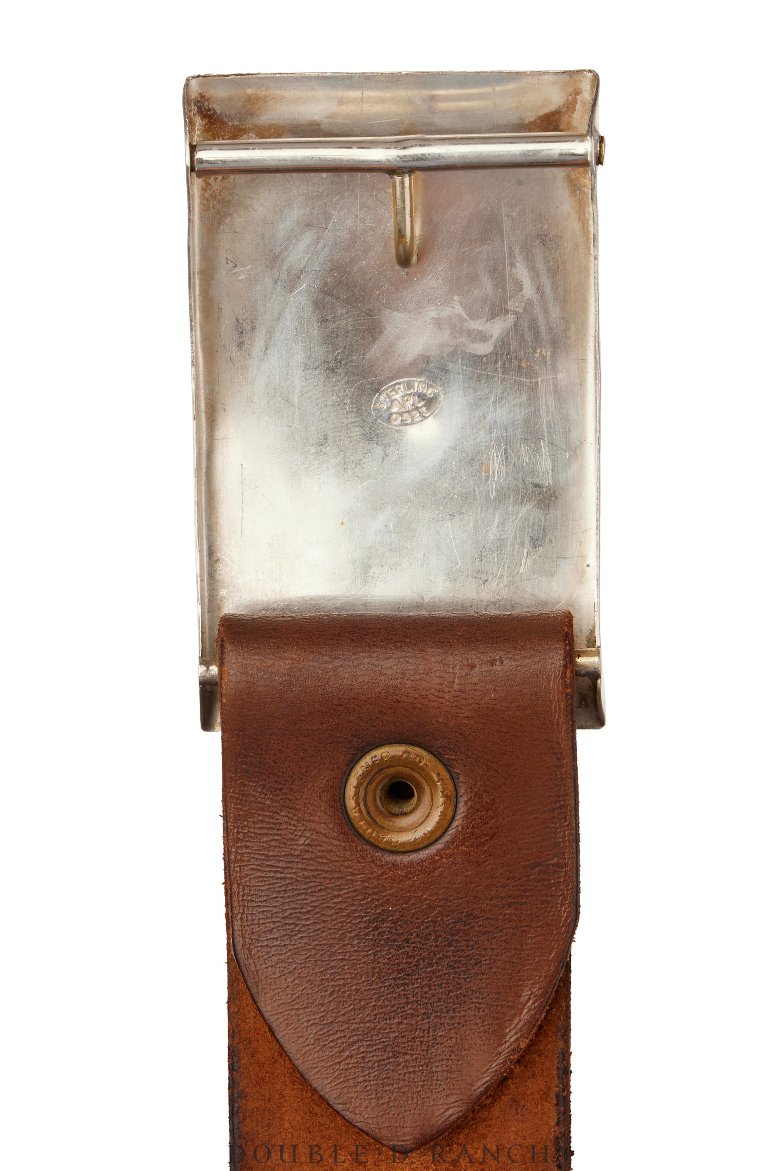 Belt, A Vintage, Buckle, Western, Sterling Silver, Hallmark, Vintage, 764