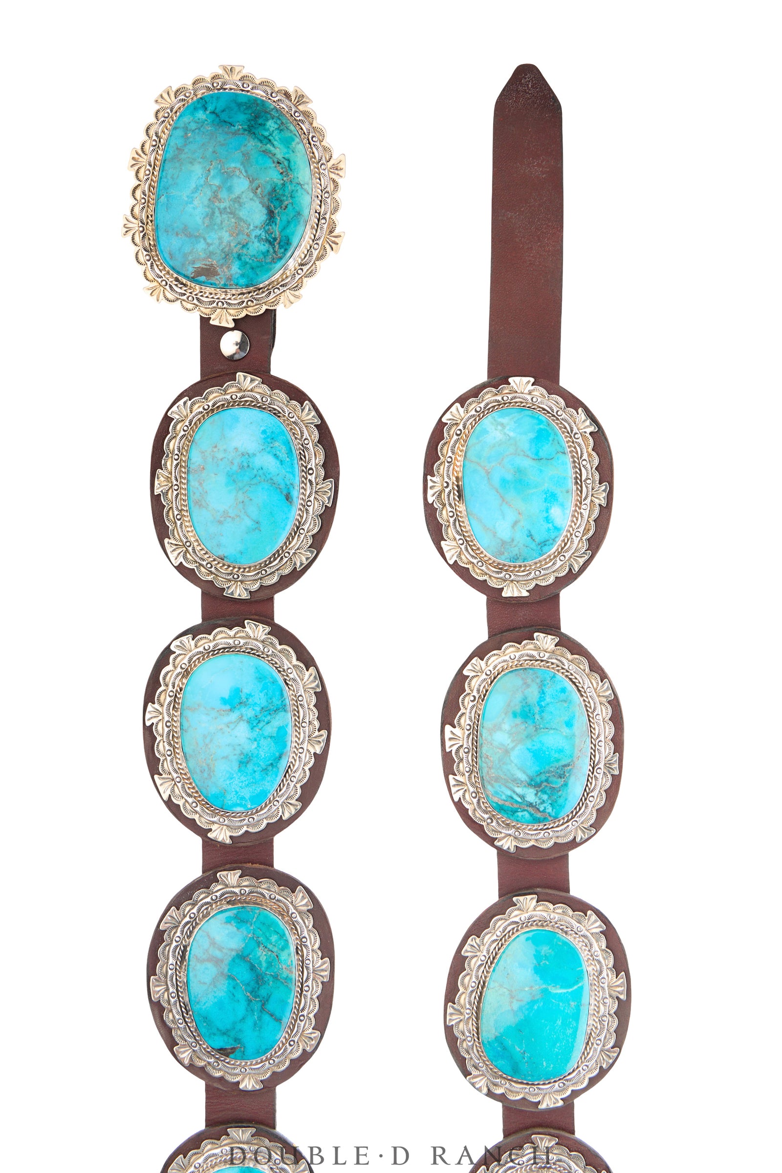 Belt, A Vintage, Concho, Turquoise, Huge Specimens, Vintage, 946