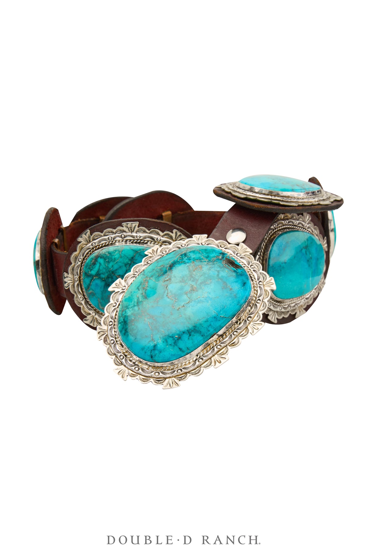 Belt, A Vintage, Concho, Turquoise, Huge Specimens, Vintage, 946