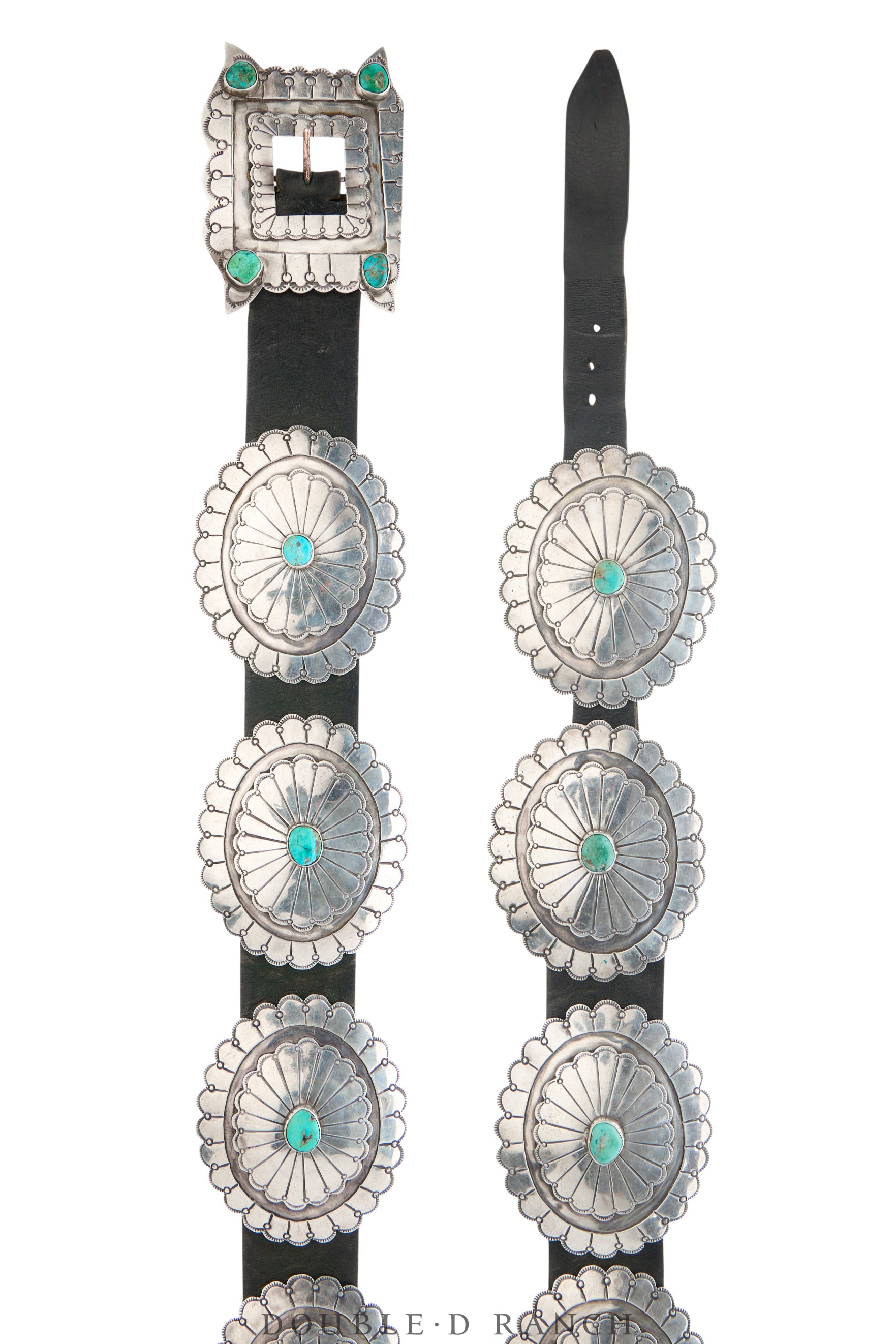 Belt, A Vintage, Concho, Turquoise, Third Phase Revival, Vintage Mid Century, 951