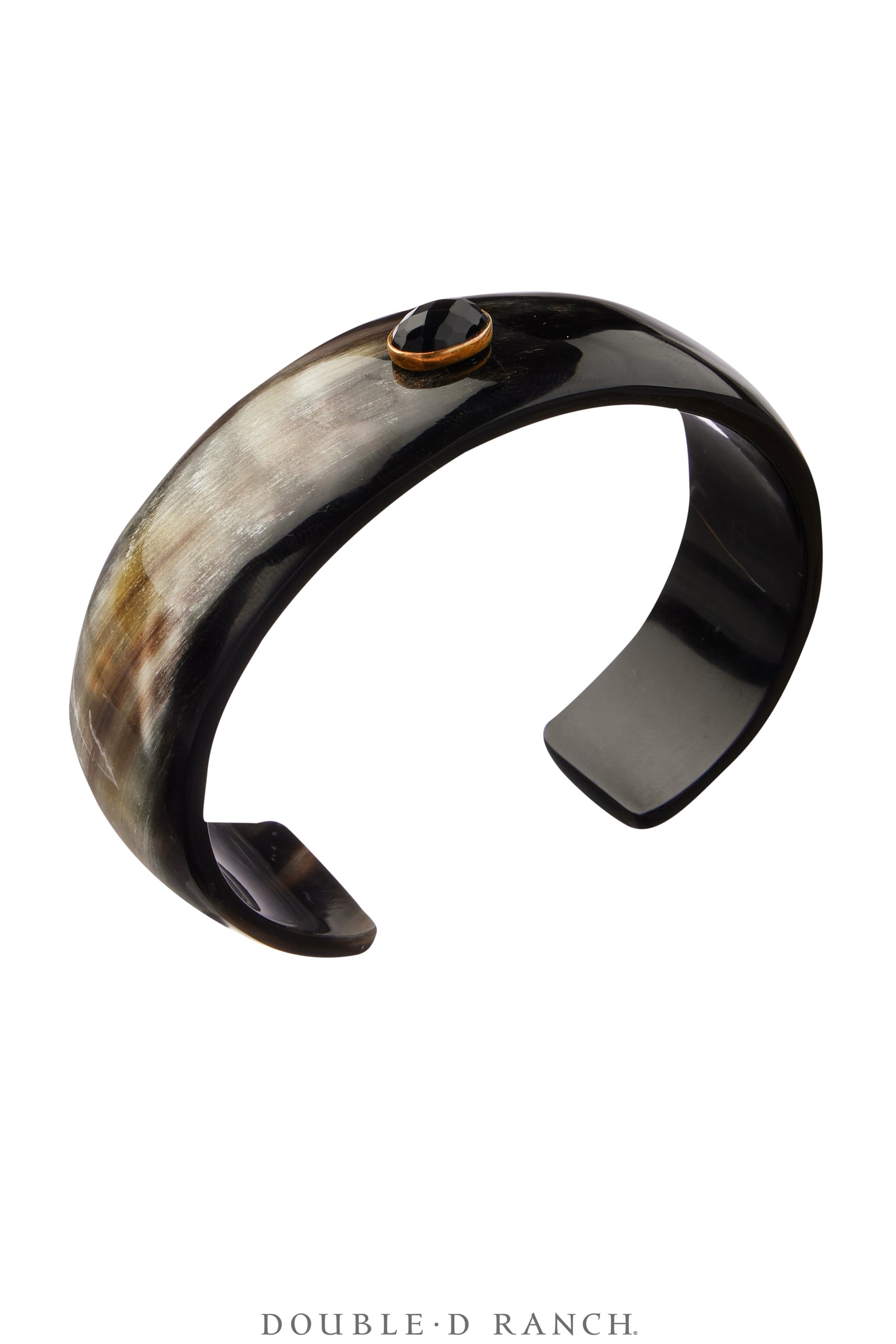 Cuff, Organic, Bone With Stone, Contemporary, 3919C