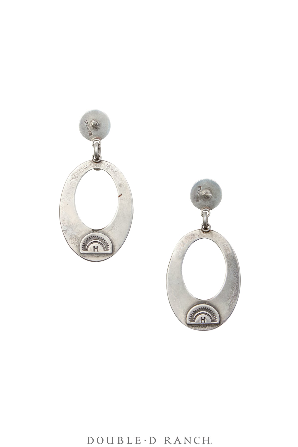 Earrings, Hoop, Turquoise, Small, Dennis Hogan Hallmark, Contemporary, 1850