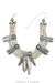 Necklace, Mummy's Bundle, by Double D Ranch, Francesca, Collar, Feathers, 110F