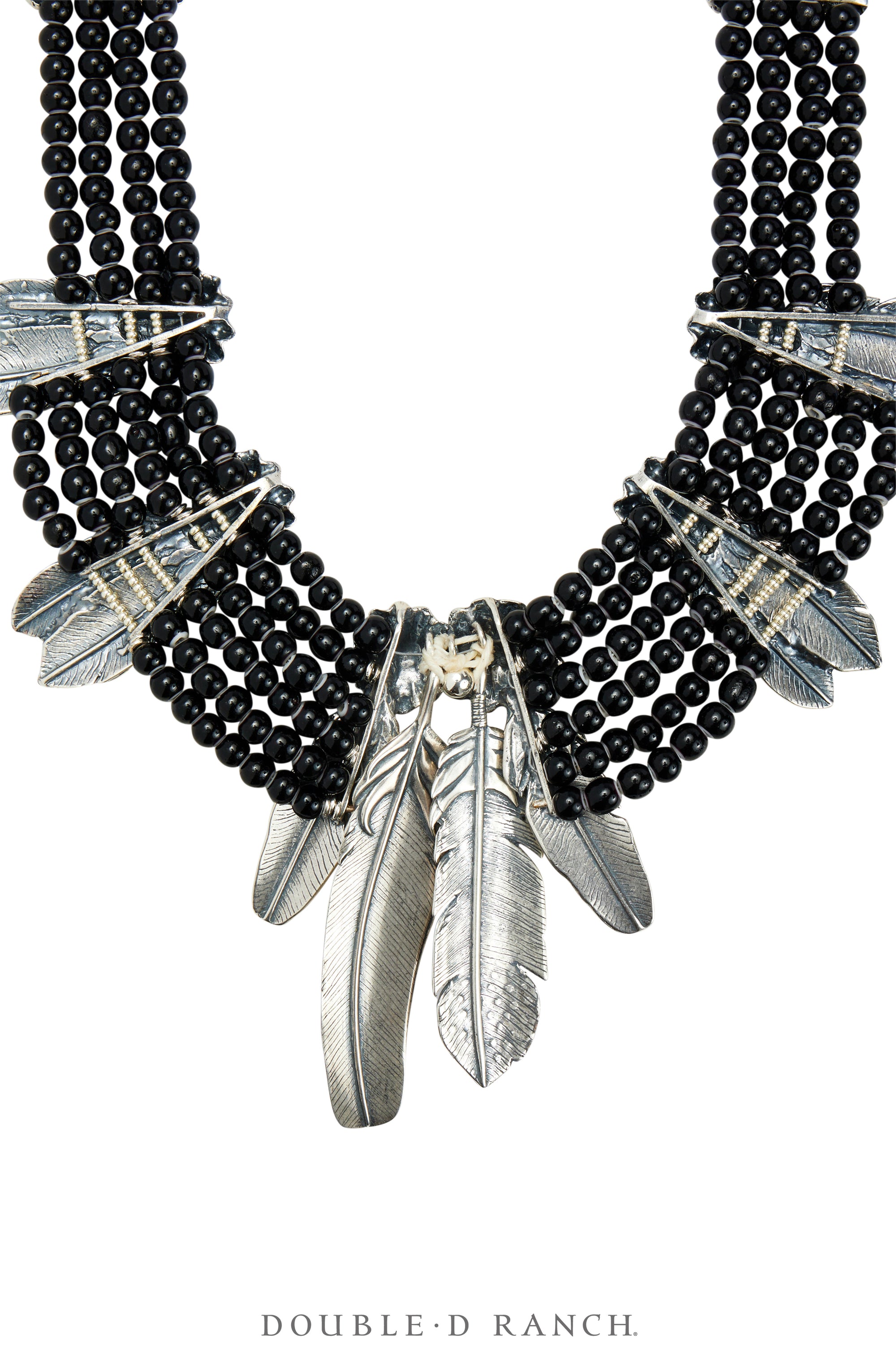 Necklace, Mummy's Bundle, by Double D Ranch, Francesca, Collar, Feathers, 110M