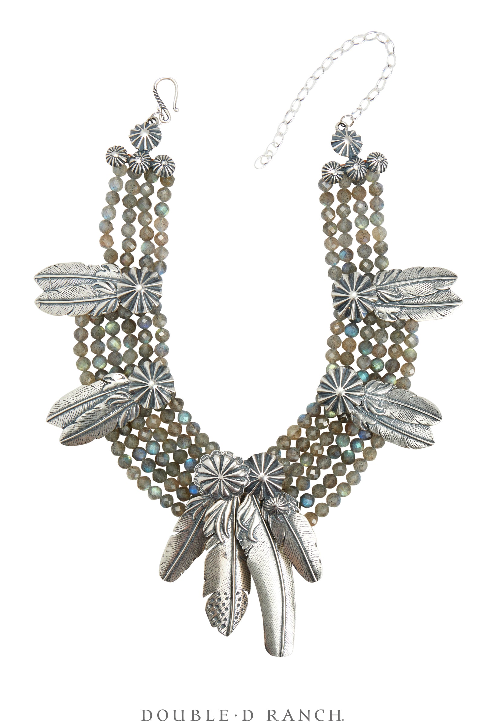 Necklace, Mummy's Bundle, by Double D Ranch, Francesca, Collar, Feathers, 110R