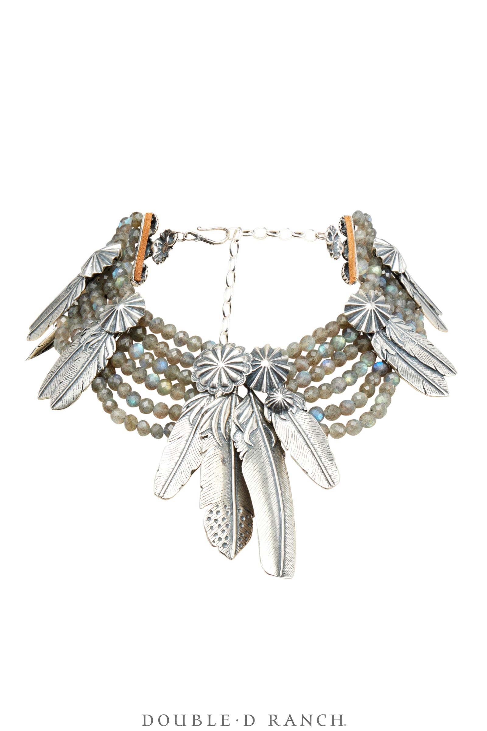 Necklace, Mummy's Bundle, by Double D Ranch, Francesca, Collar, Feathers, 110R