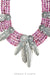 Necklace, Mummy's Bundle, by Double D Ranch, Francesca, Collar, Feathers, 110S