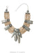 Necklace, Mummy's Bundle, by Double D Ranch, Francesca, Collar, Feathers, 109